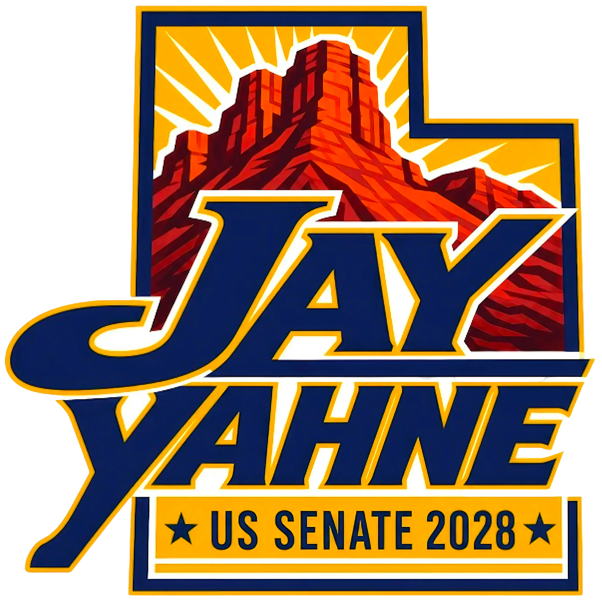 Yahne For US Senate logo