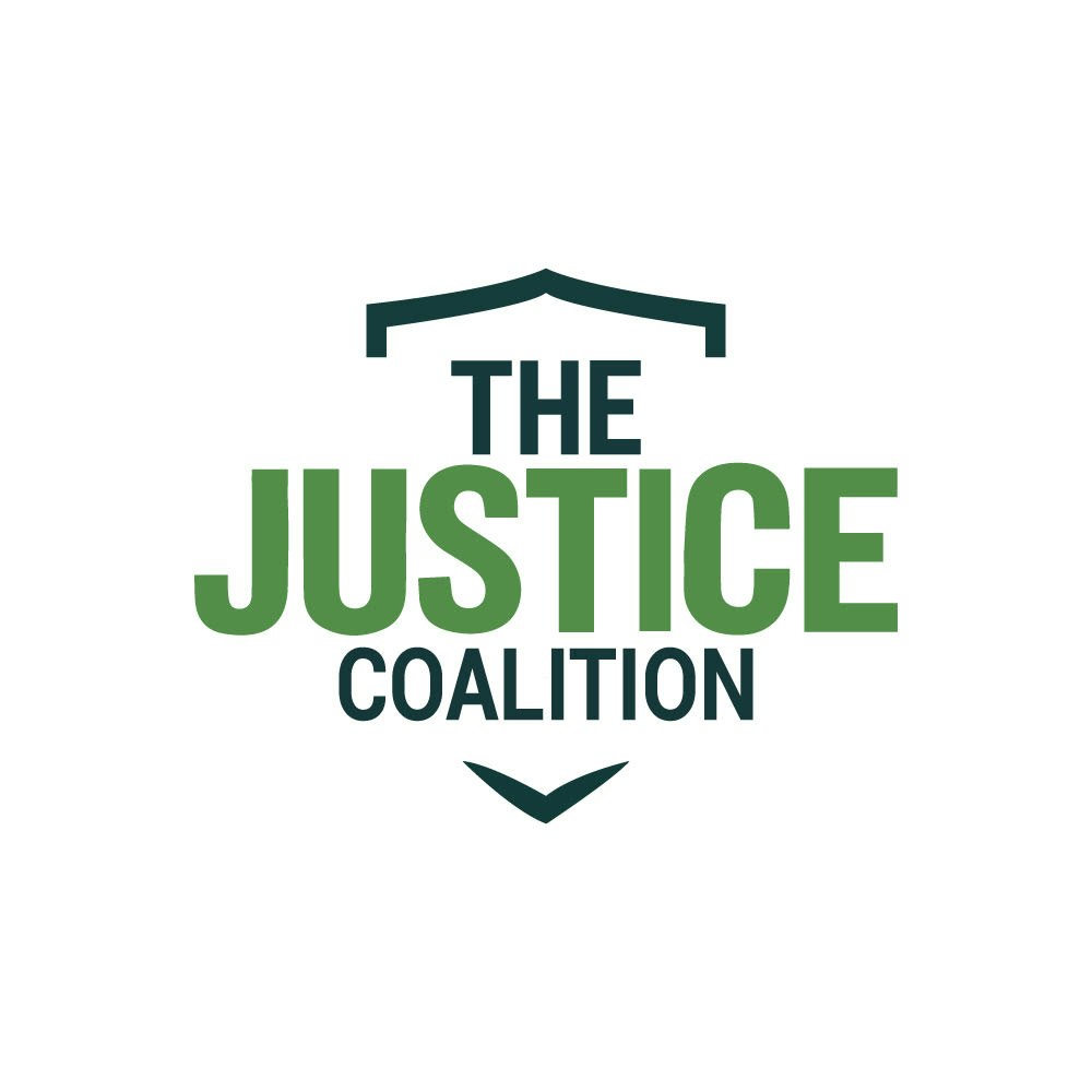 The Justice Coalition logo.