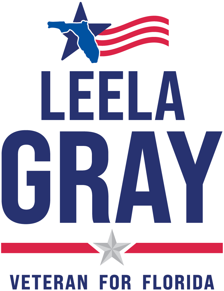 Leela Gray - Veteran for Florida logo