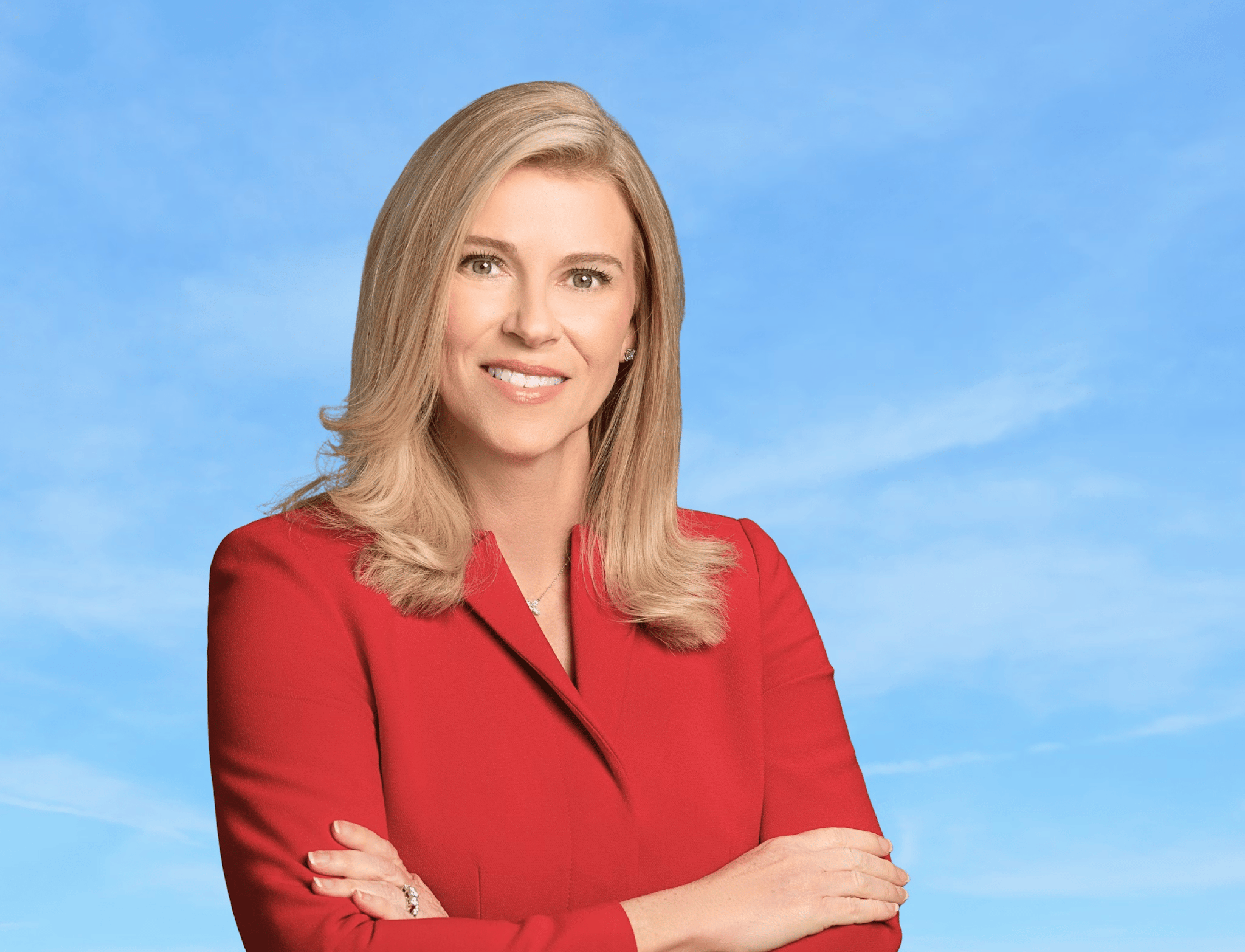 Portrait of candidate smiling