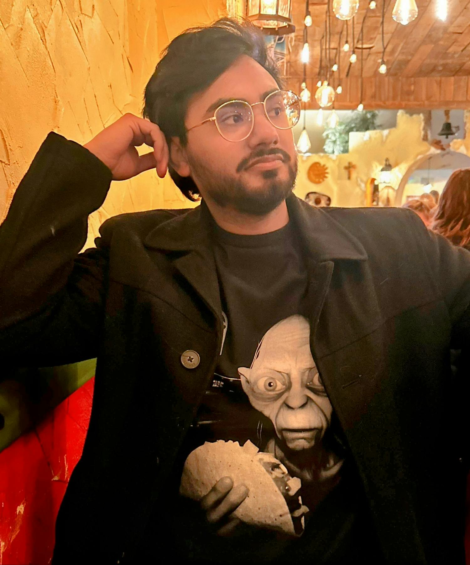 Anthony Field w/ Gollum Taco Shirt