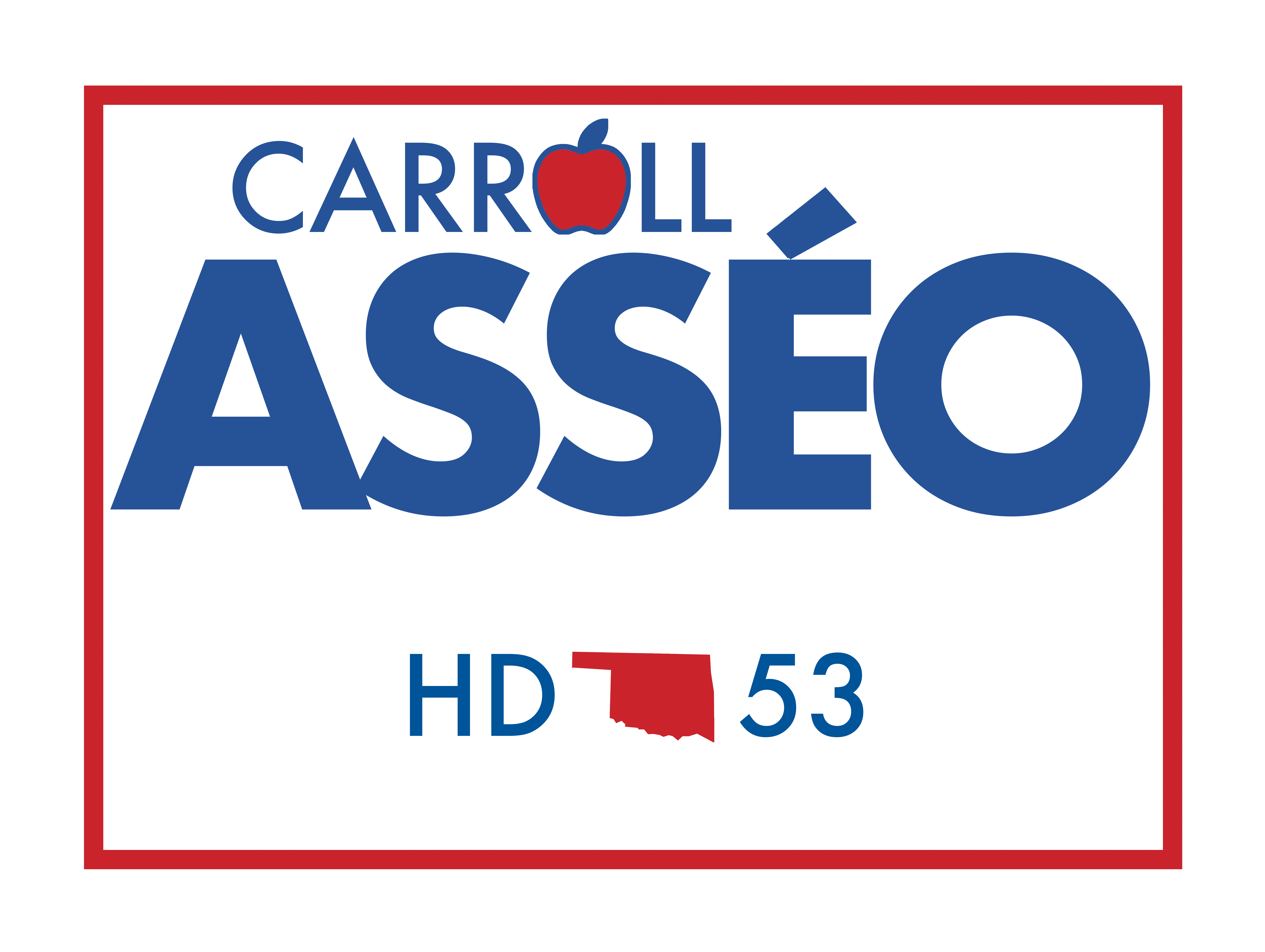 Carroll Asseo for House logo