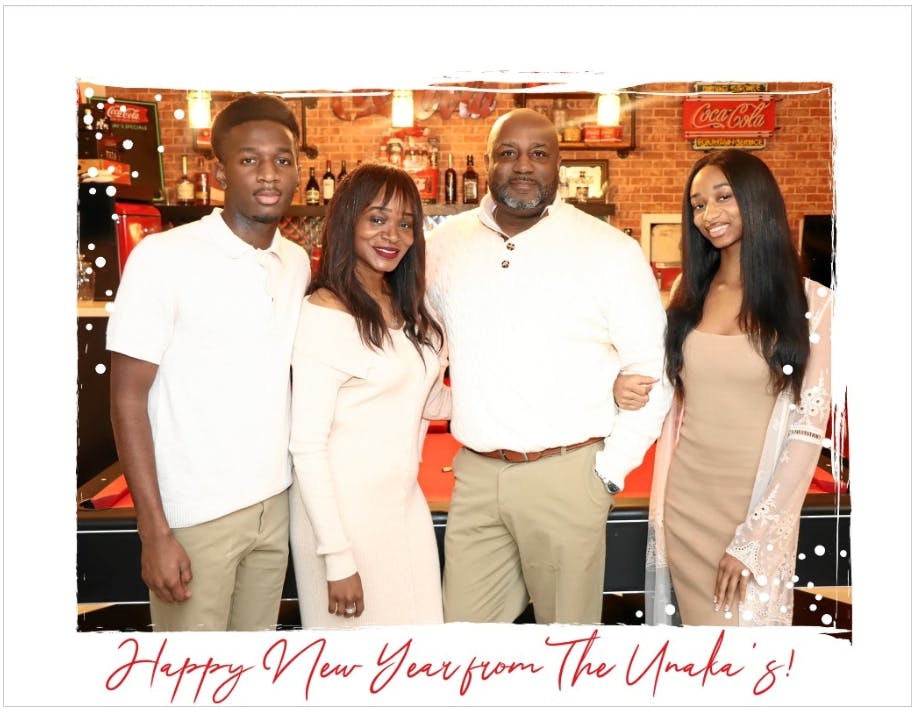 Introductory family photo