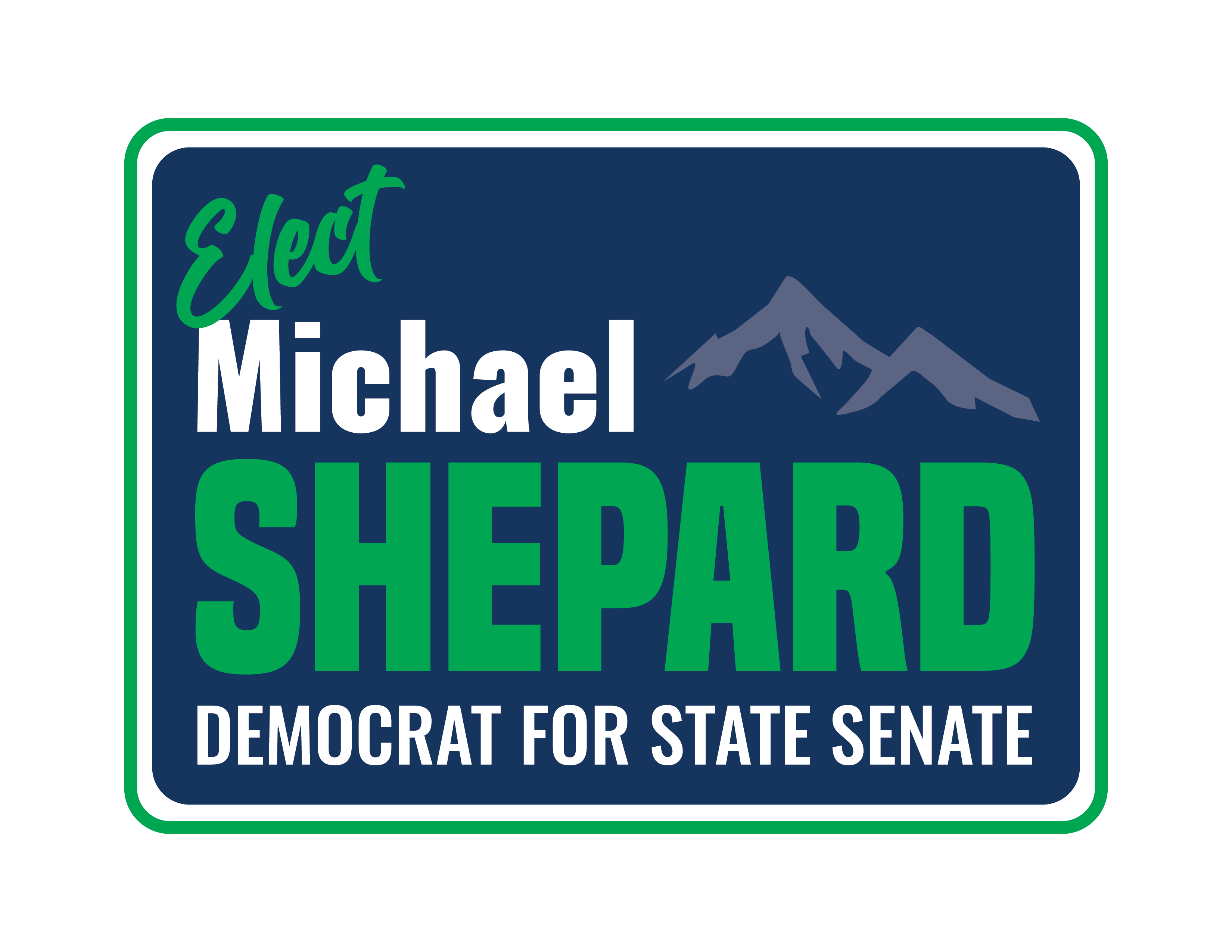 Michael Shepard for State Senate logo