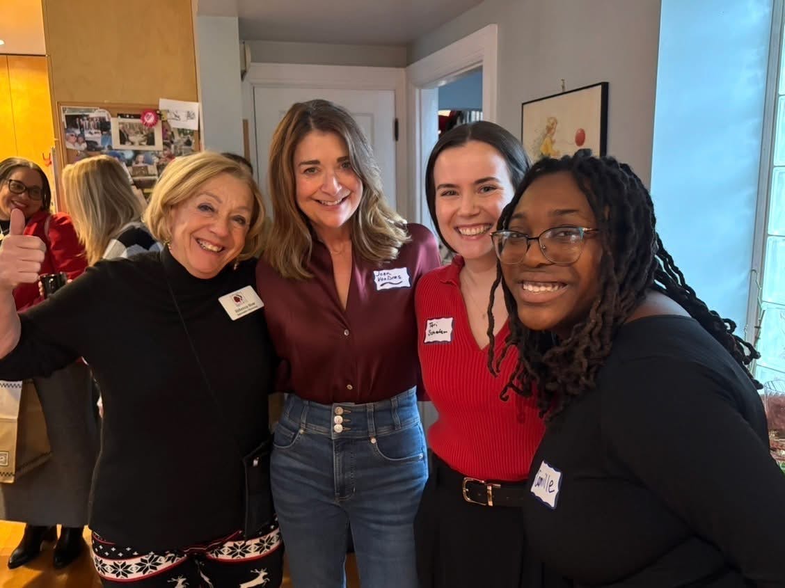 Photo of Joan and constituents