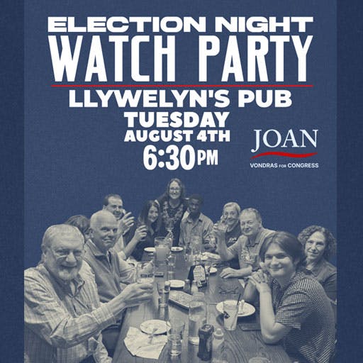 Election Night Watch Party promo flyer