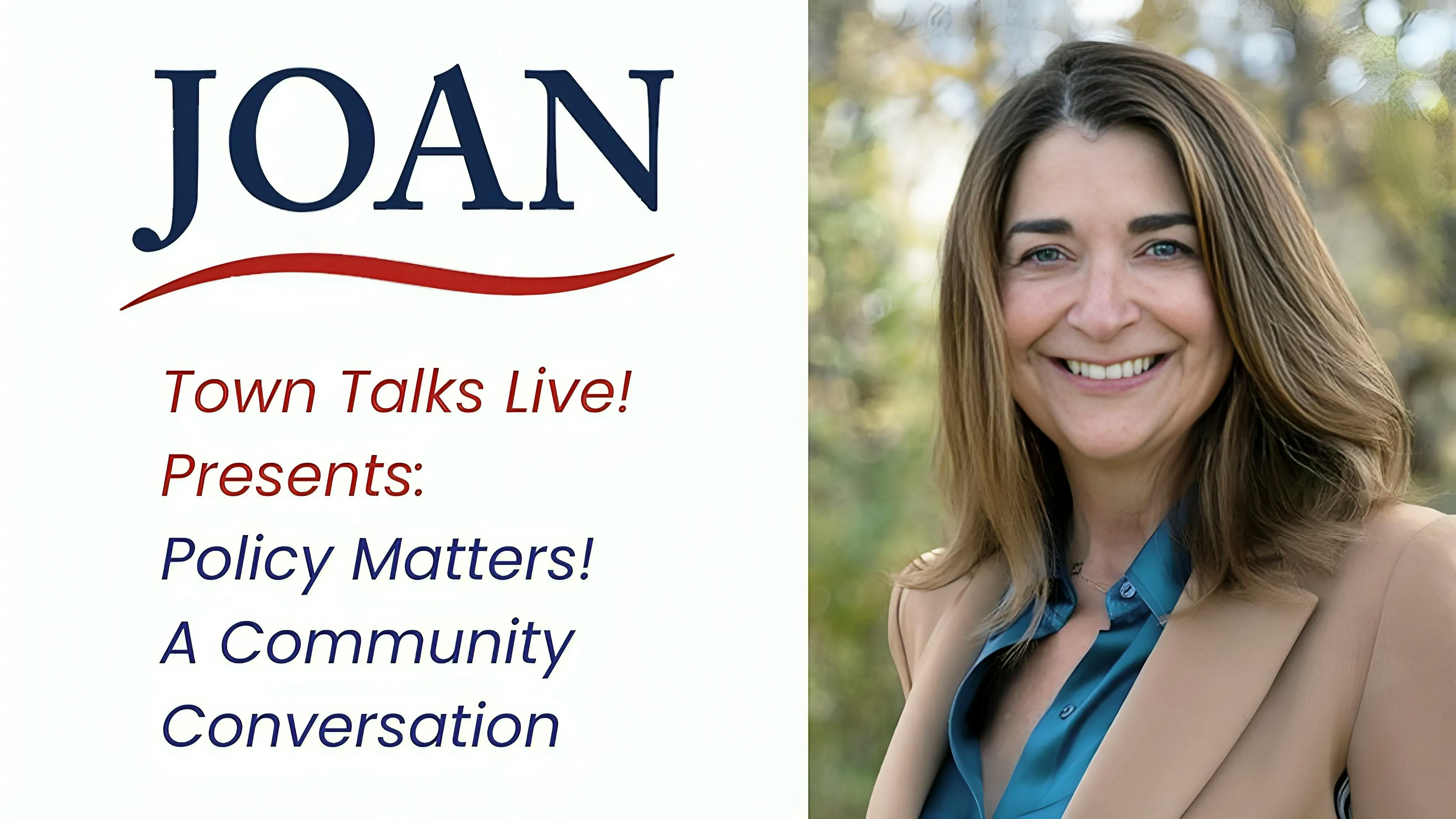 Video thumbnail image of Joan smiling next to Policy Matters! text