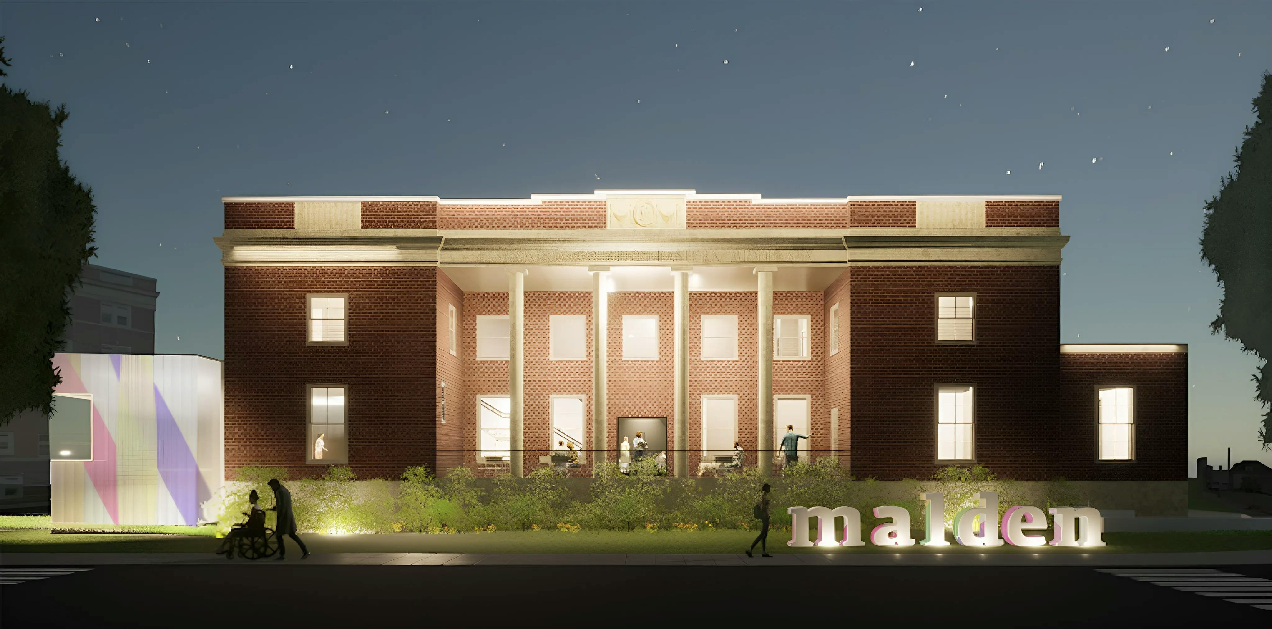 Mock up of the new Malden Center For Arts & Culture