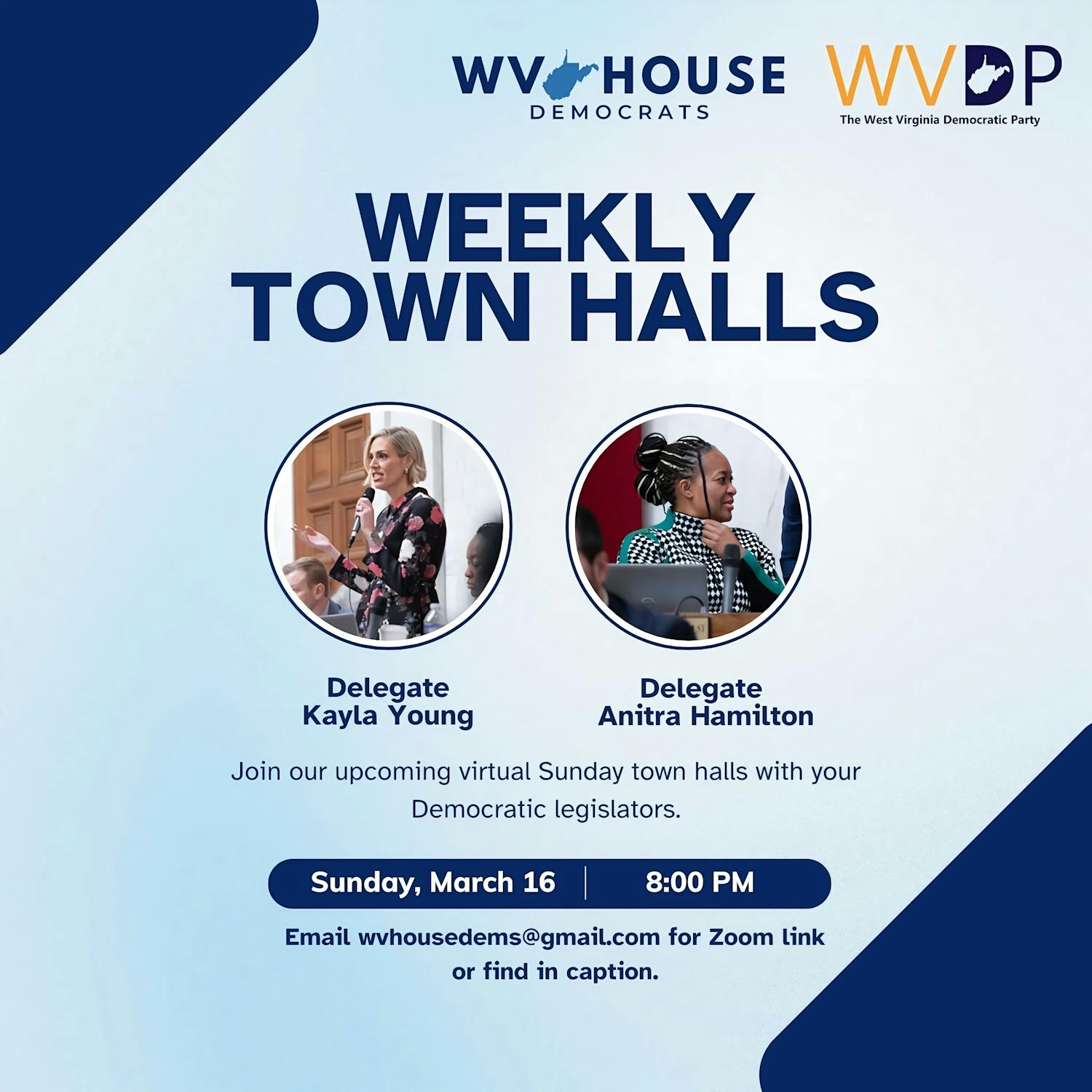 March 16 WVDP Town Hall
