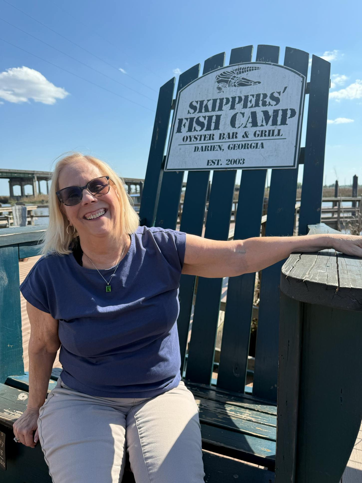 Skippers Fish Camp Big Chair in Darien