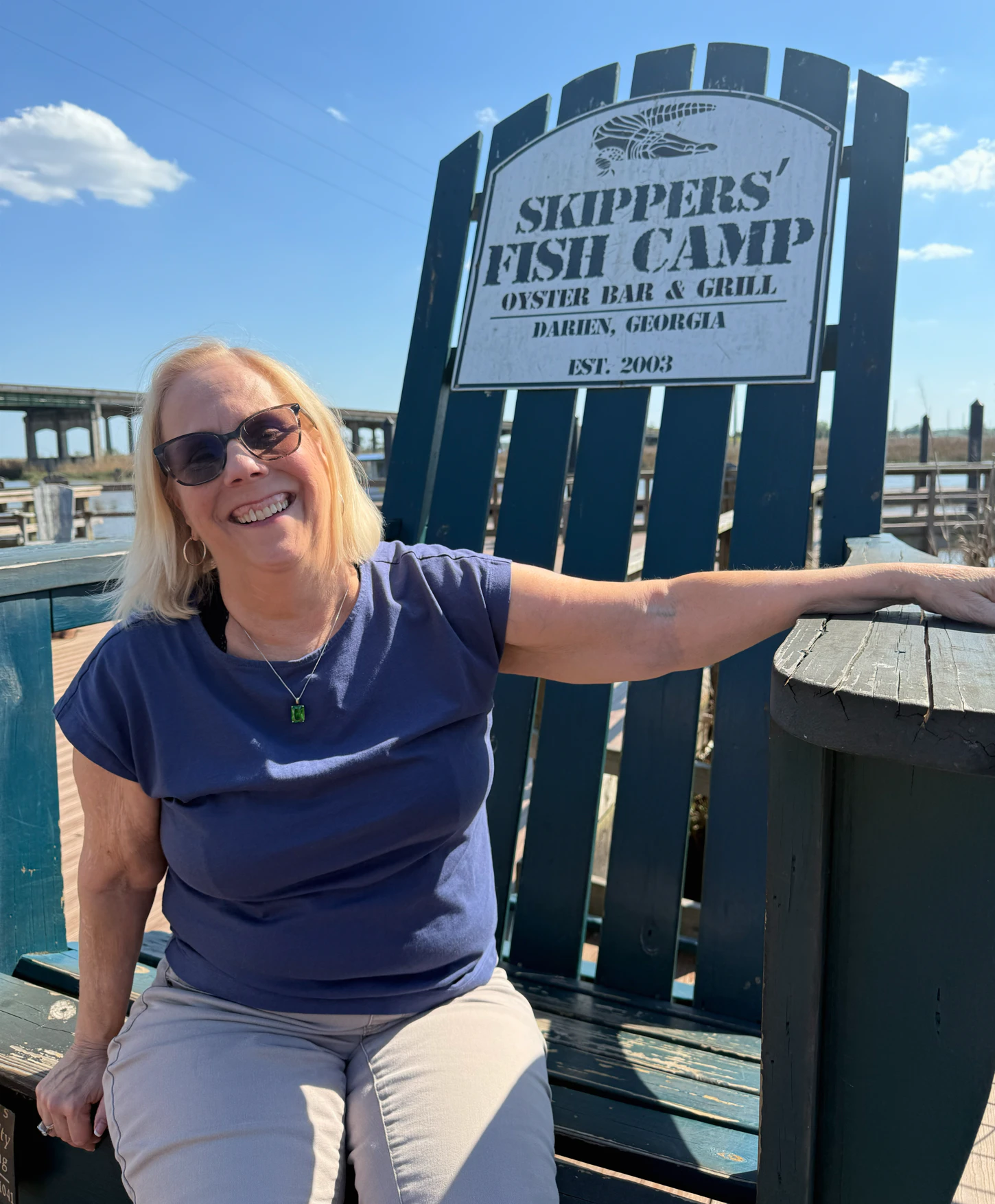 Skippers Fish Camp Big Chair in Darien