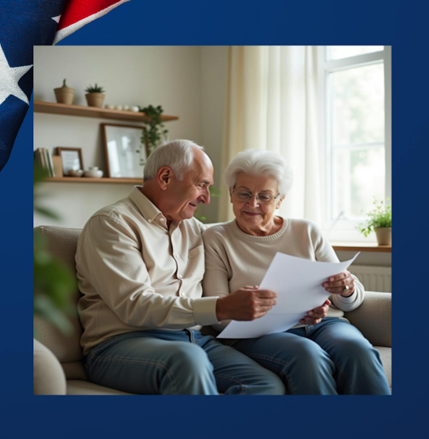 Couple researching candidates