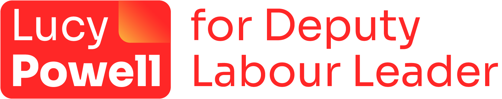 Lucy Powell for Deputy Leader of the Labour Party logo