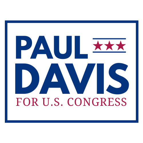 Paul Davis for IL 15 logo
