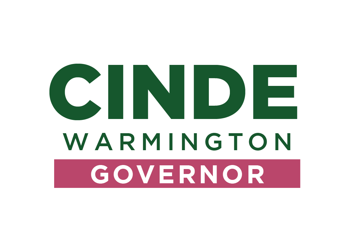 Cinde Warmington for Governor logo