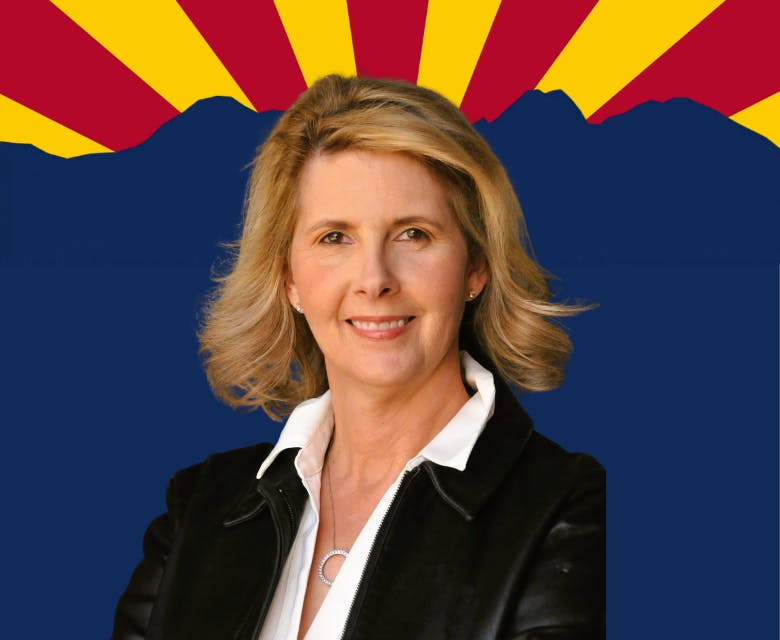 Portrait of candidate smiling