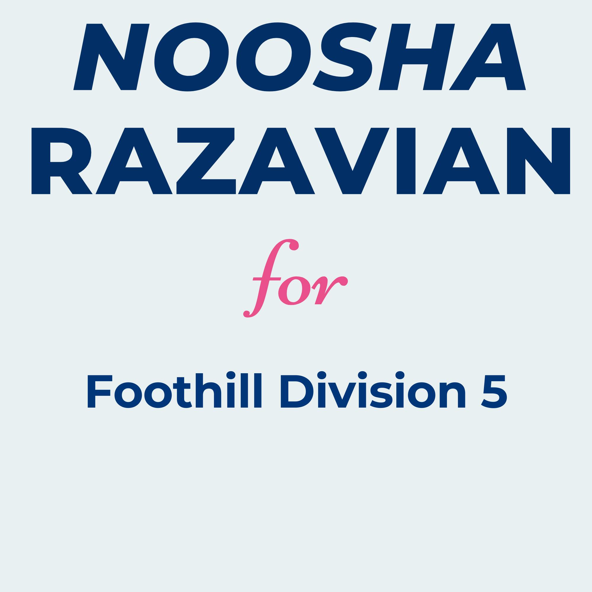 nooshaforfoothill.com logo