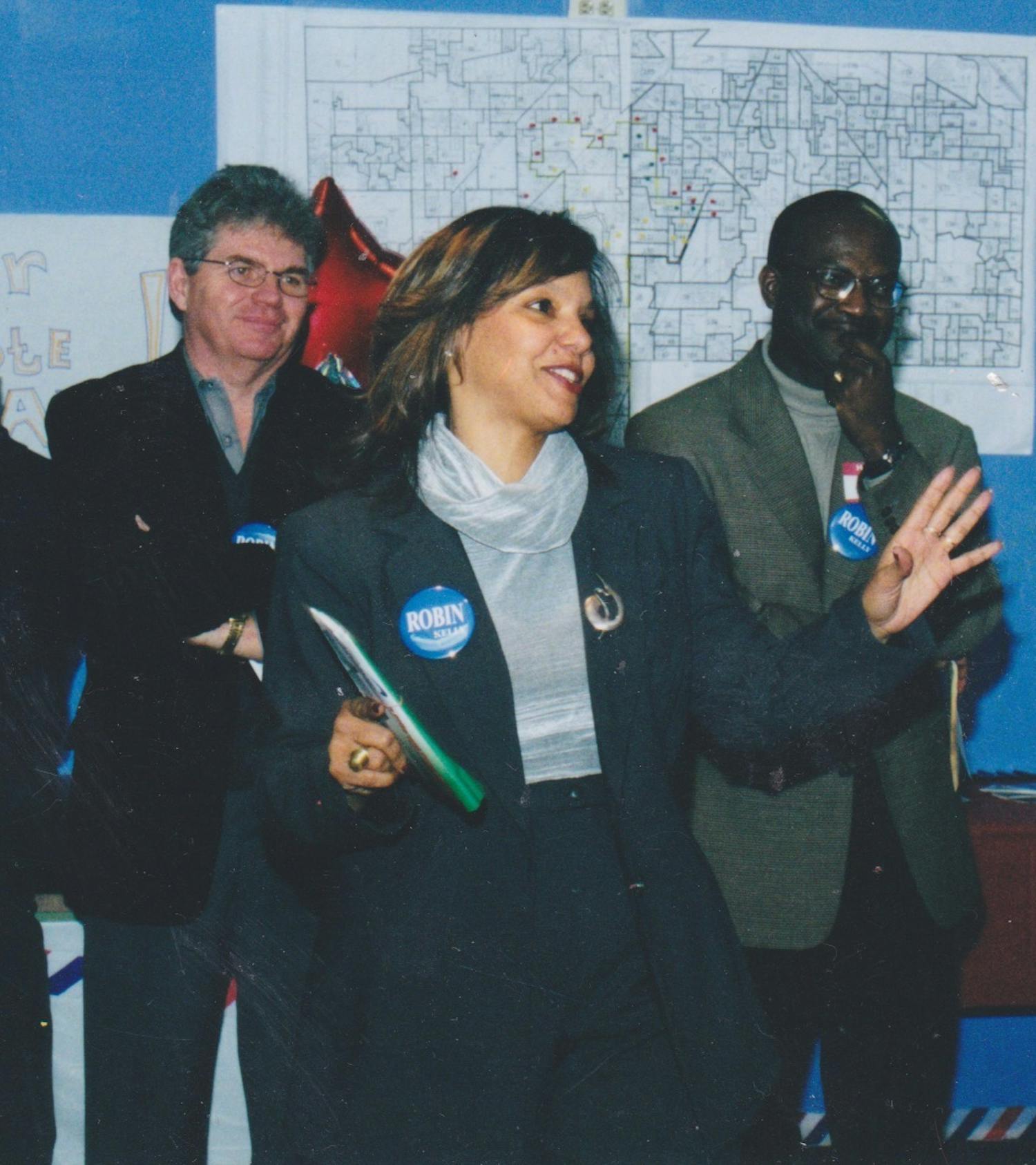 Robin wins her first race for the IL State House