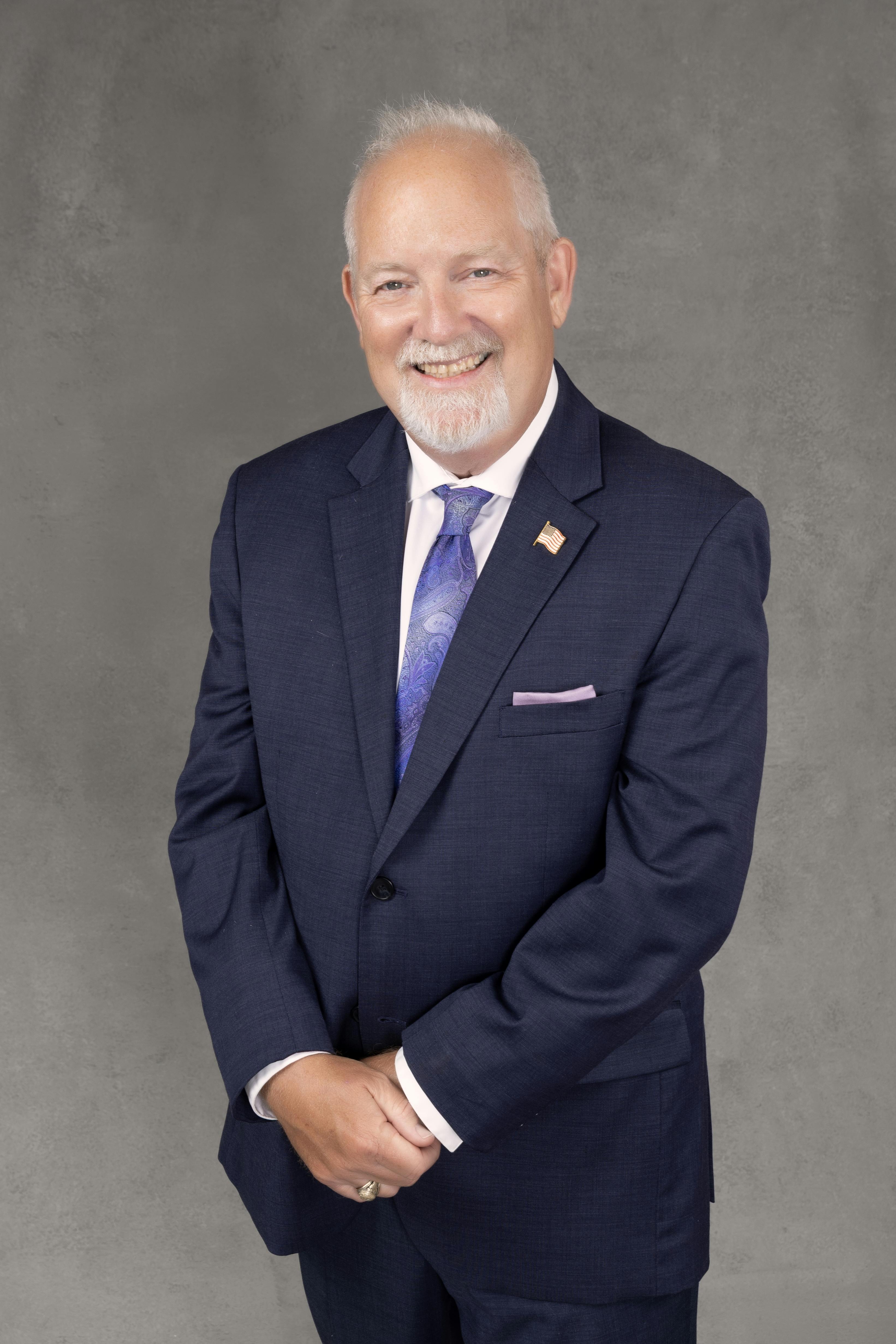 Portrait of candidate smiling