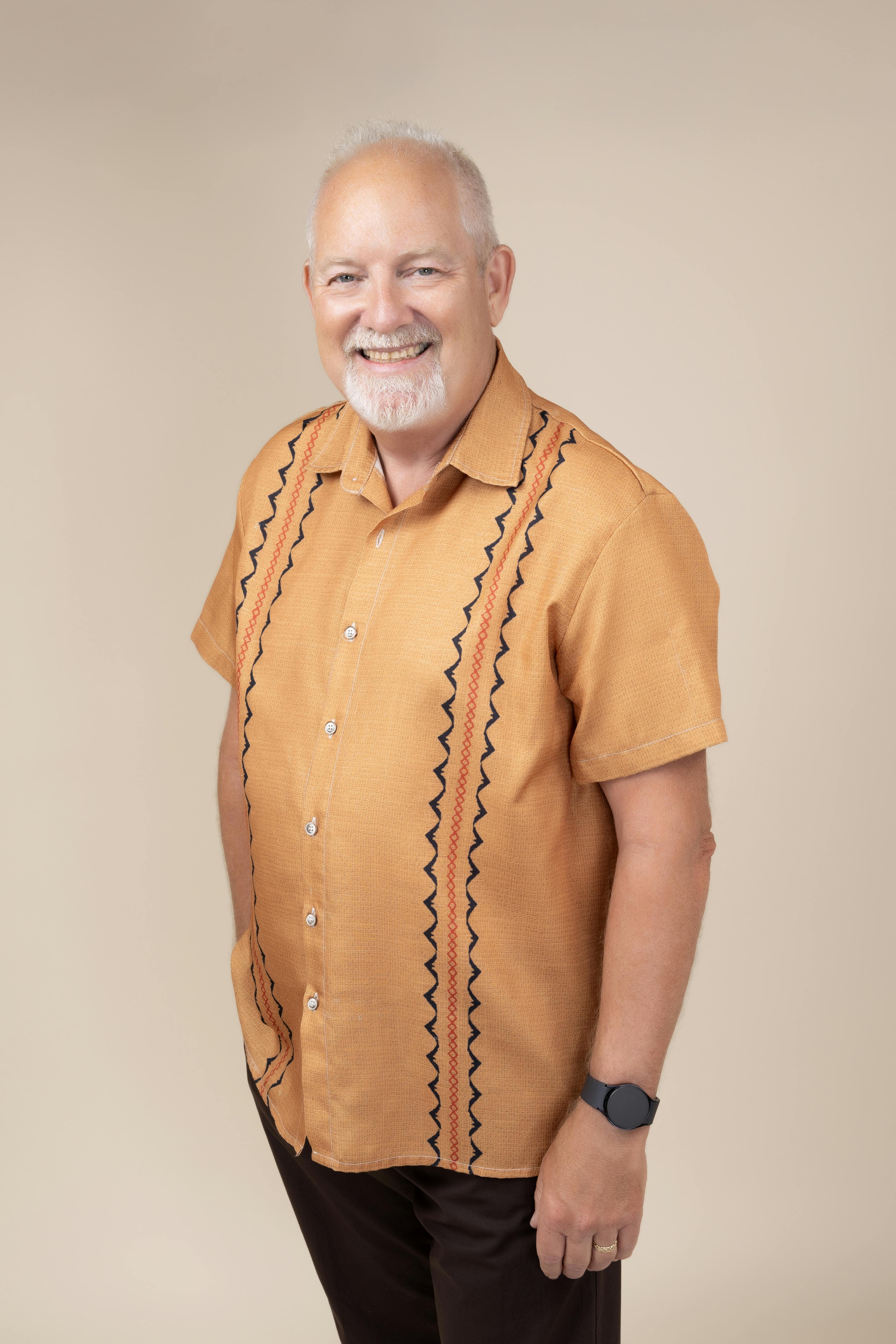Portrait of candidate smiling