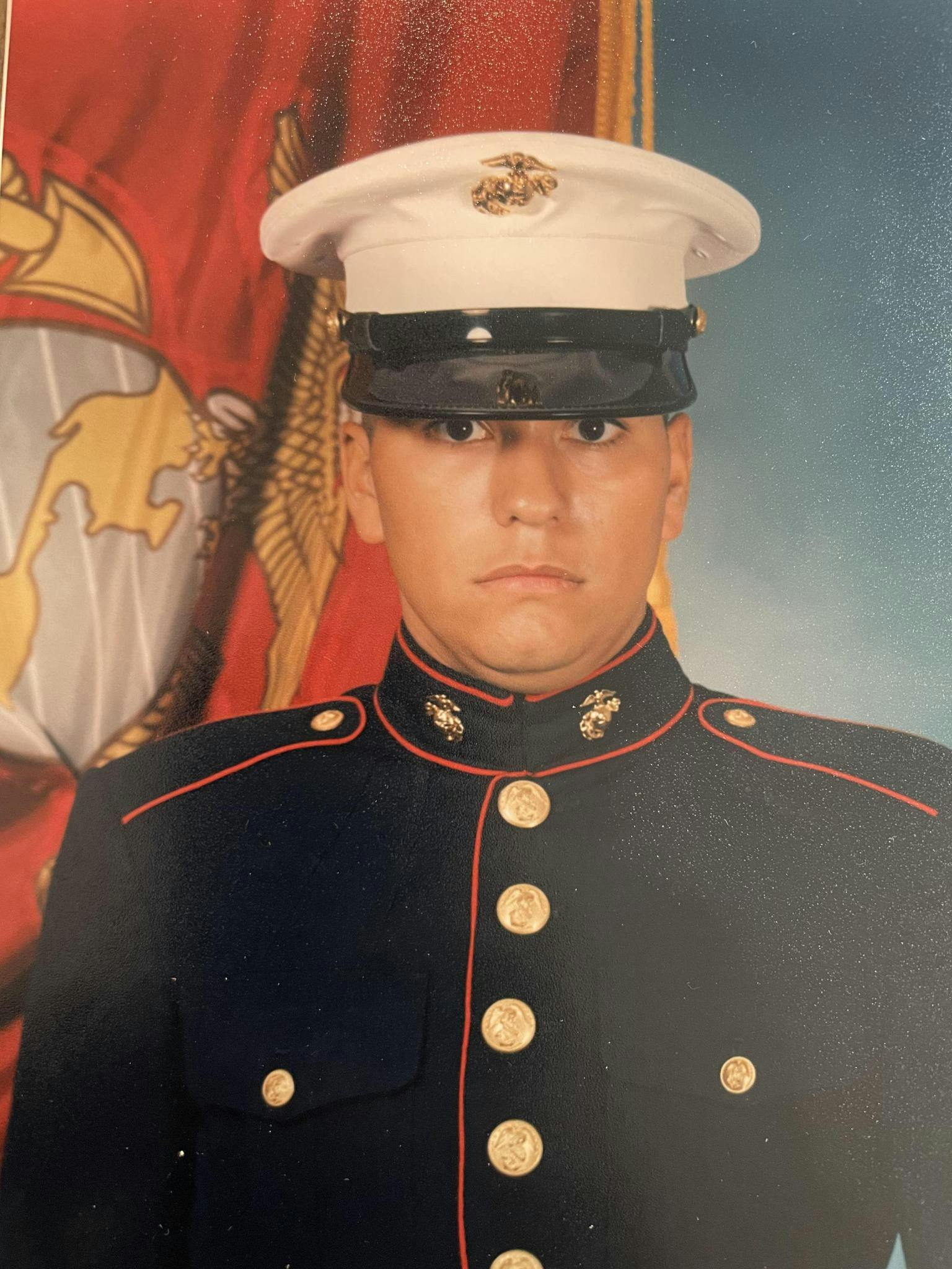Chris Jimenez in United States Marine Corps uniform
