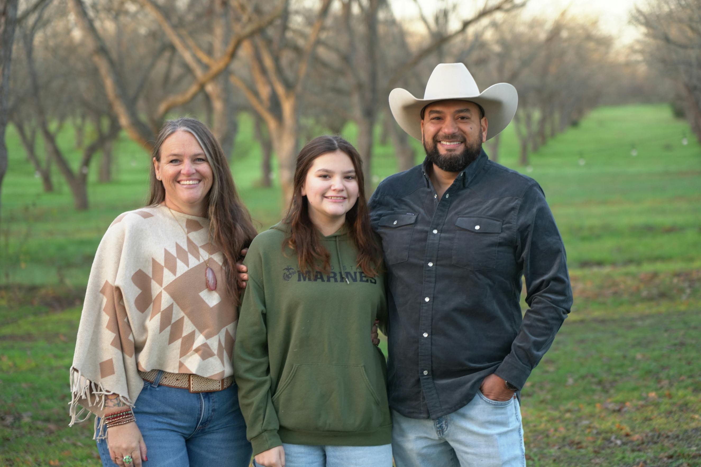 Chris Jimenez with his family