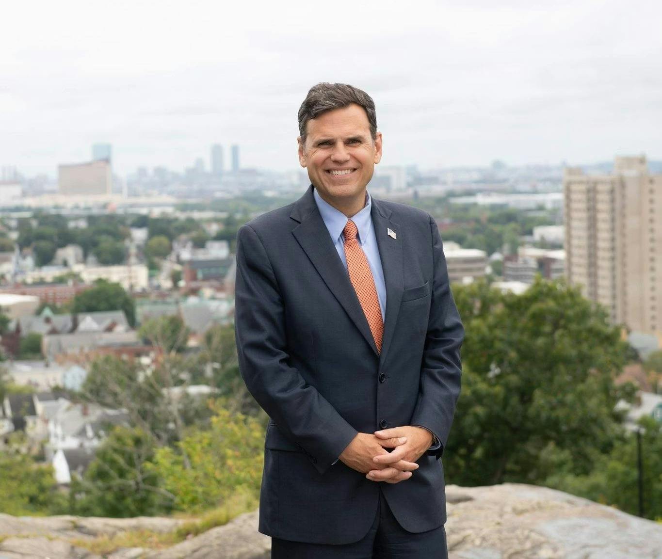 Mayor Gary Christenson headshot, smiling outdoors