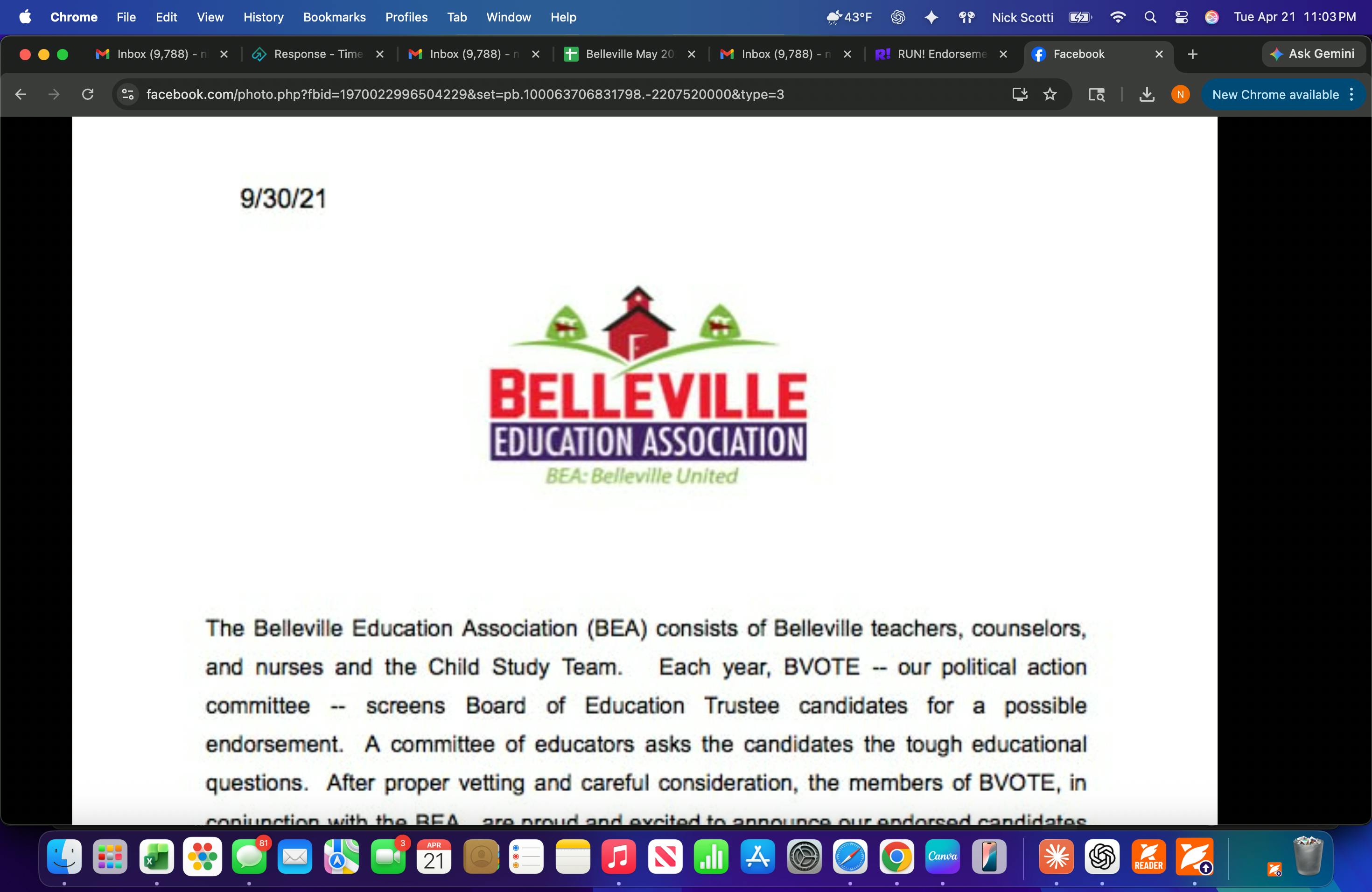 Belleville Education Association