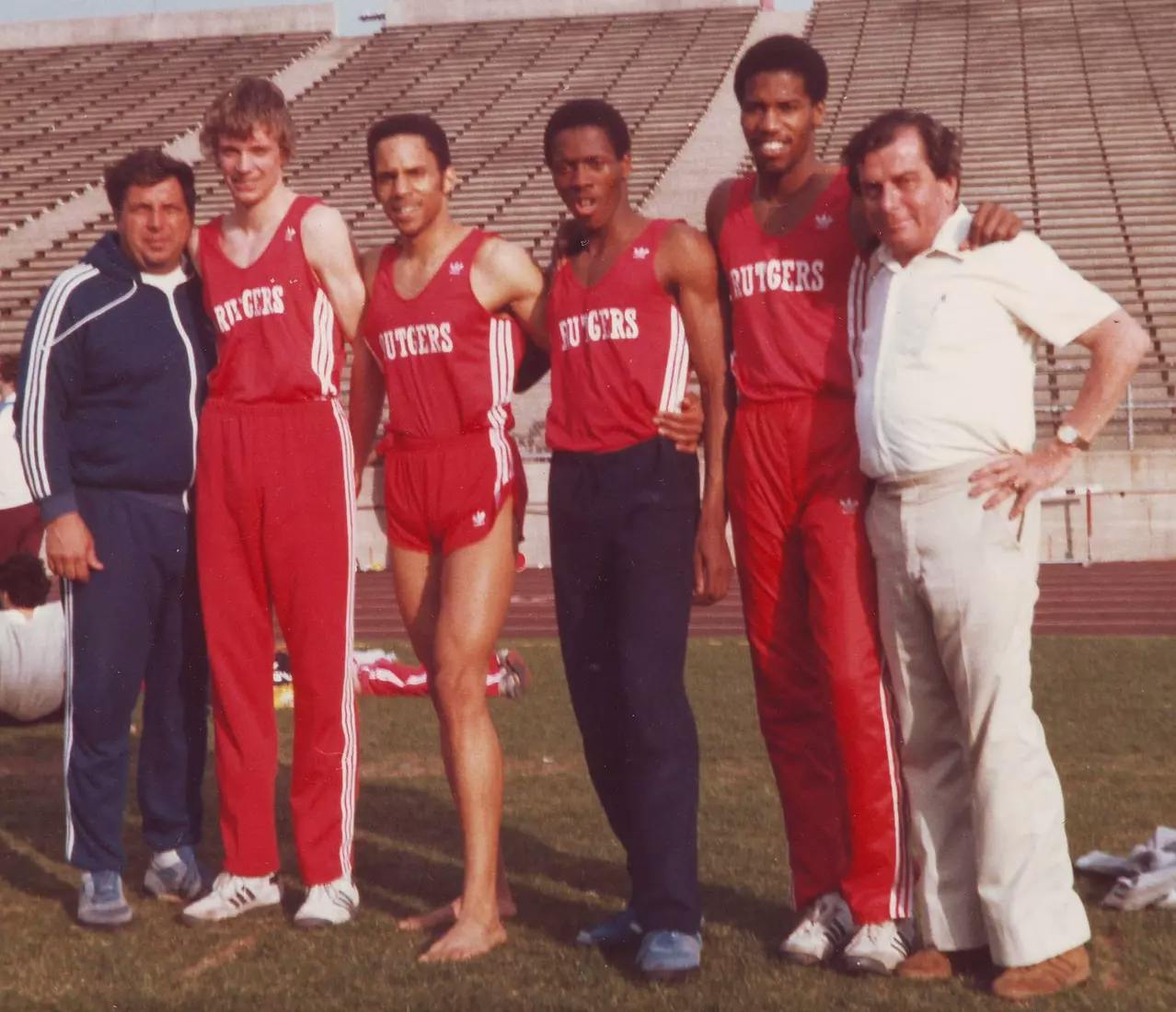 Walter Kirkland and 1981 Rutgers University Track & Field Two-Mile Relay Team