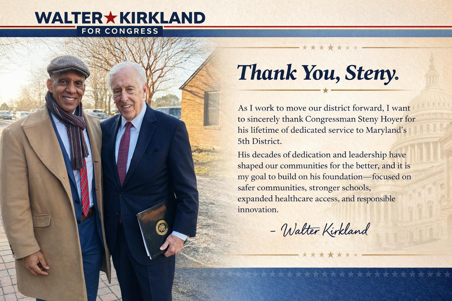 Walter Kirkland for Congress