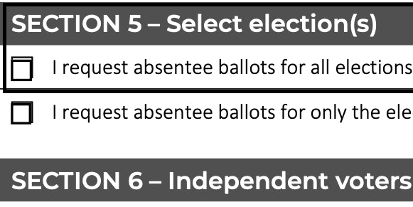 Pick all elections for the calendar year Pick all elections for the calendar year