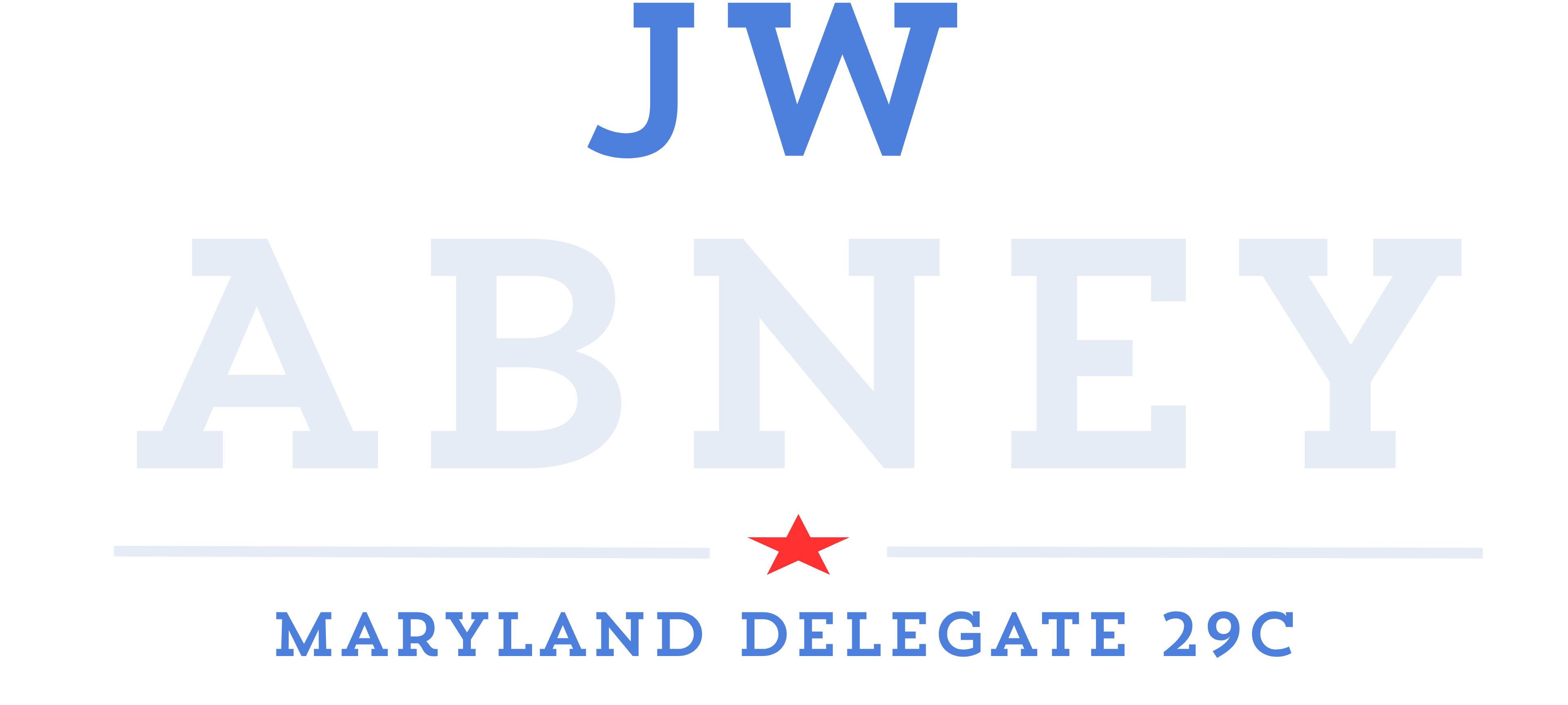 JW Abney for MAryland Delegate 29C Logo