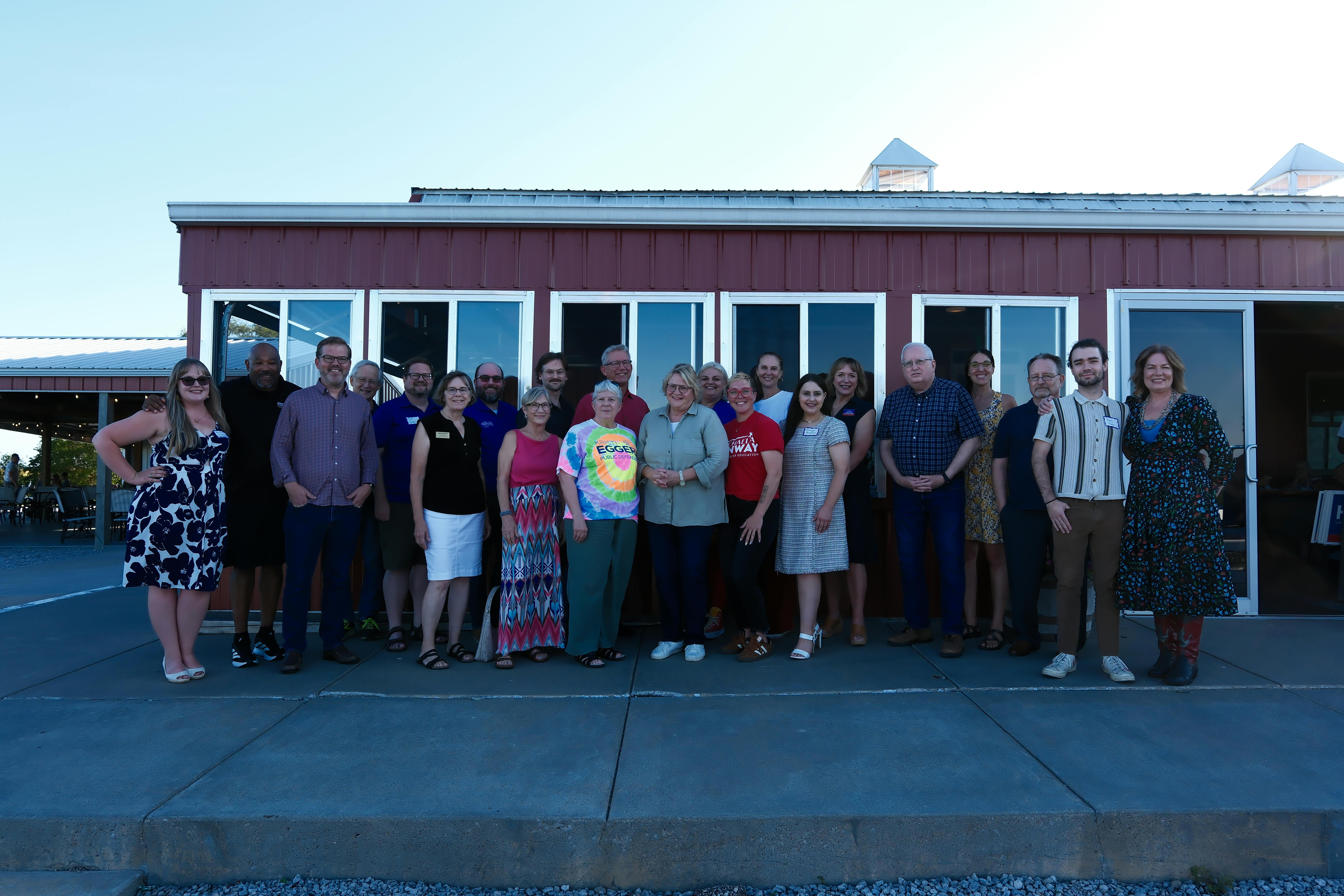 LCDP 2026 Candidates standing for a group photo