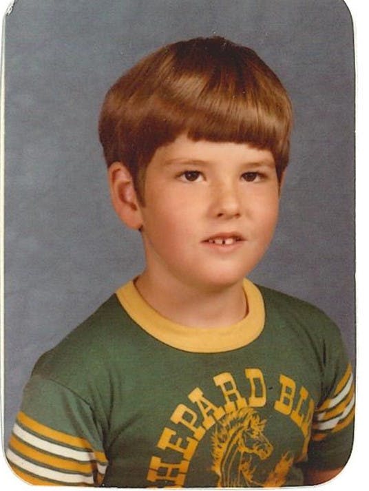 Bill in first grade at Shepard Boulevard Elementary School
