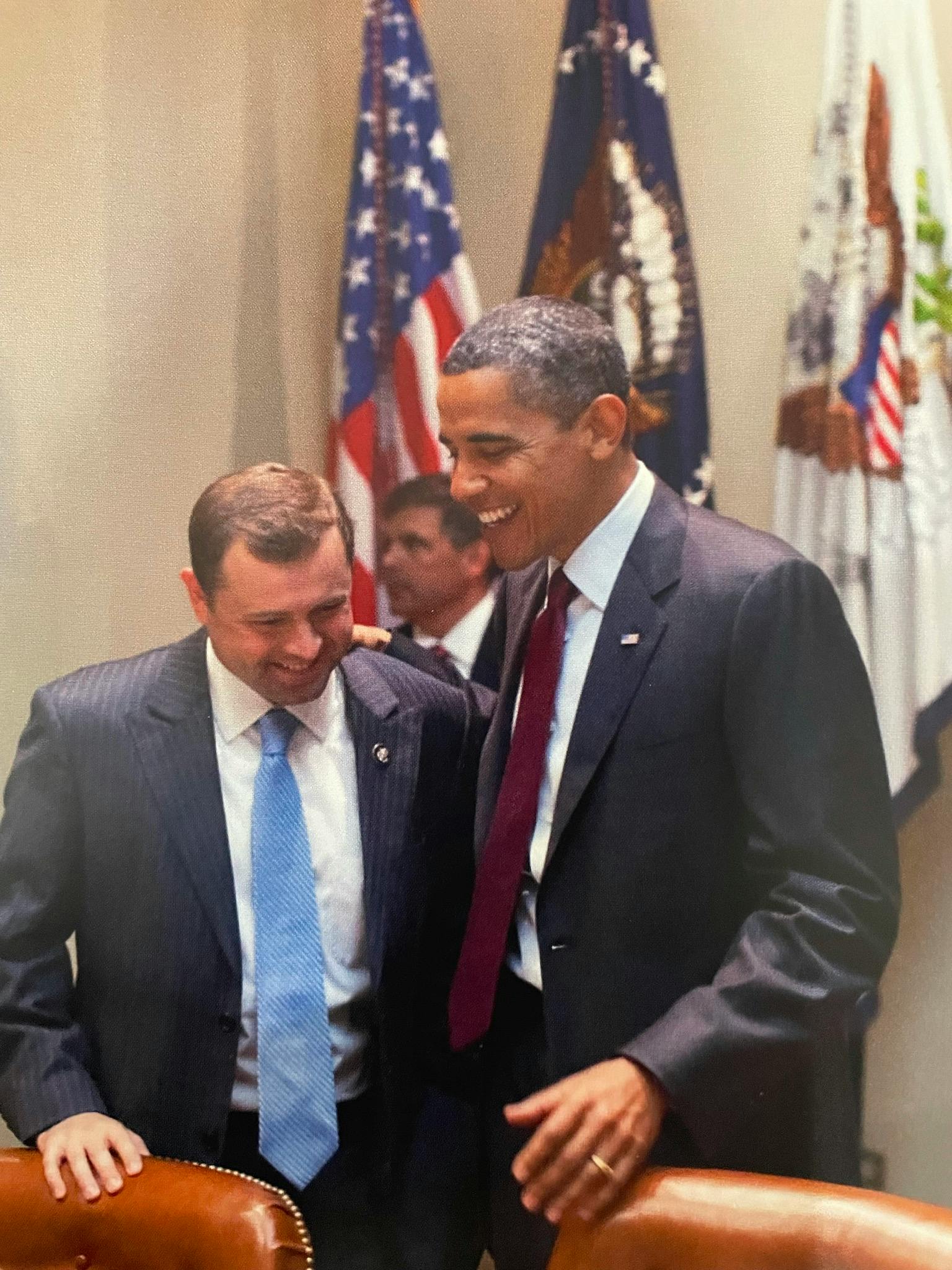 Tom with Obama