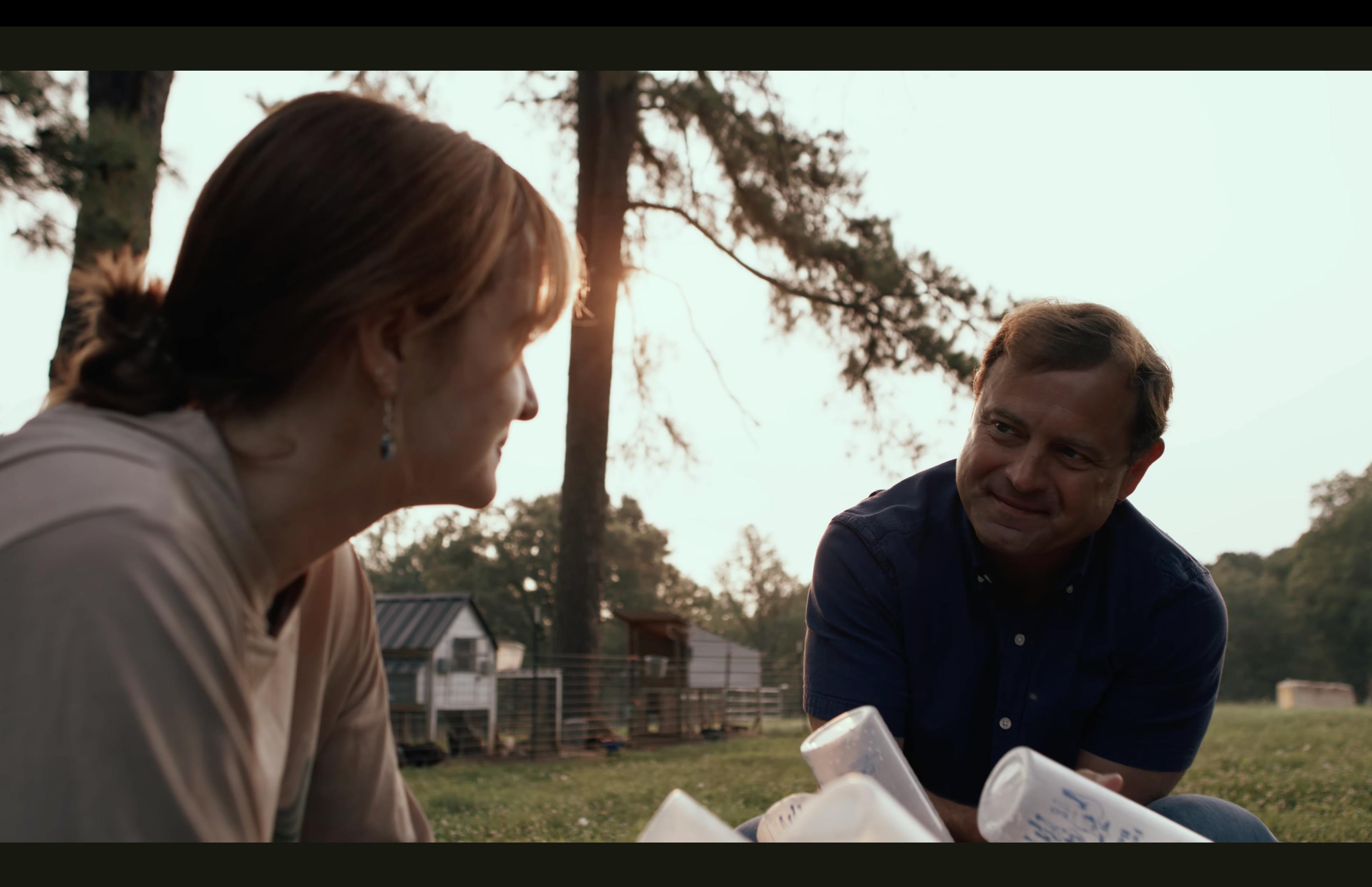 Portrait of candidate on farm