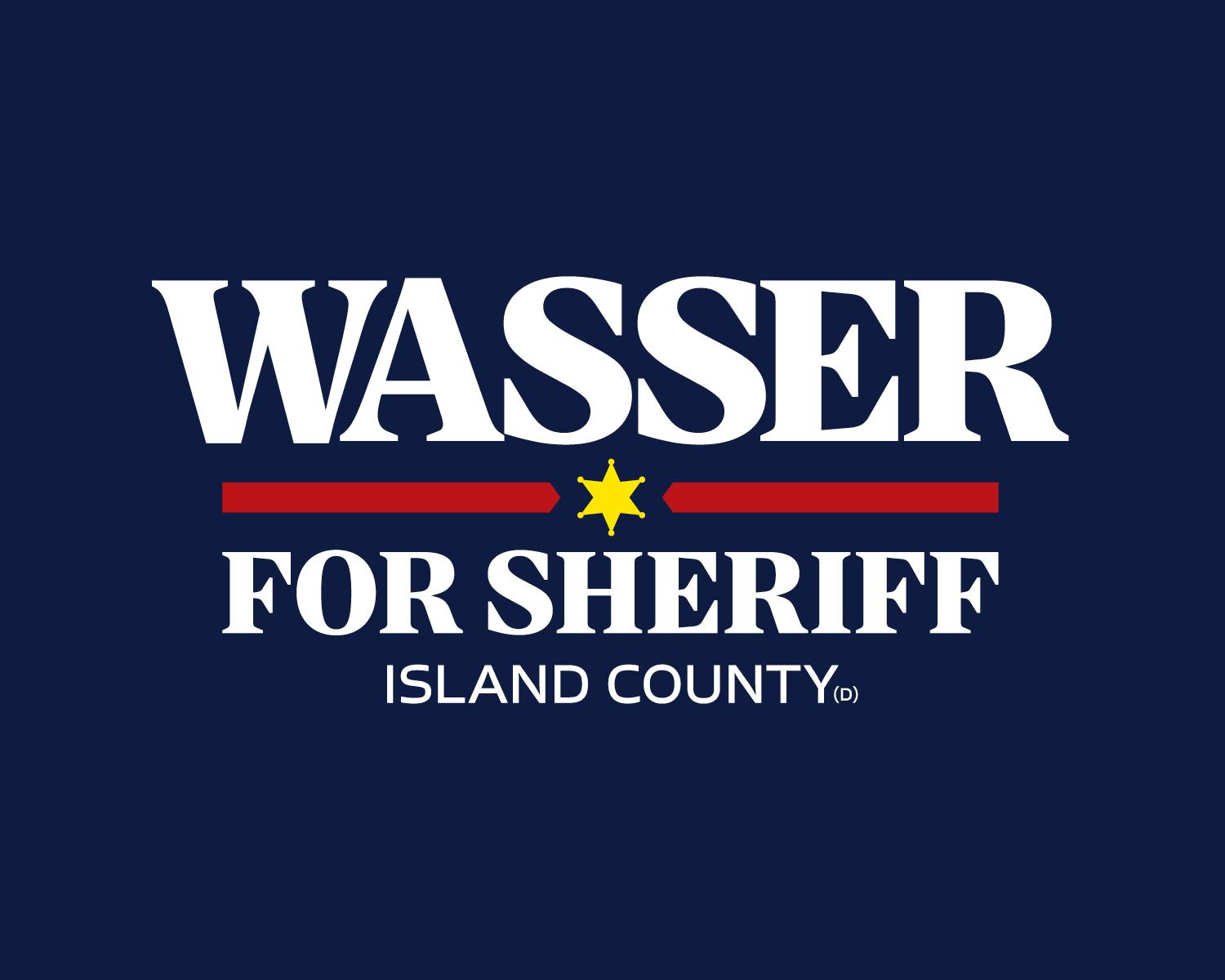 Tavier Wasser for Island County Sheriff logo