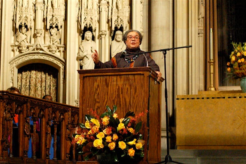 Marian Wright Edelman, photograph by Max Talbot-Minkin, licensed CC BY 2.0, via Wikimedia Commons.
