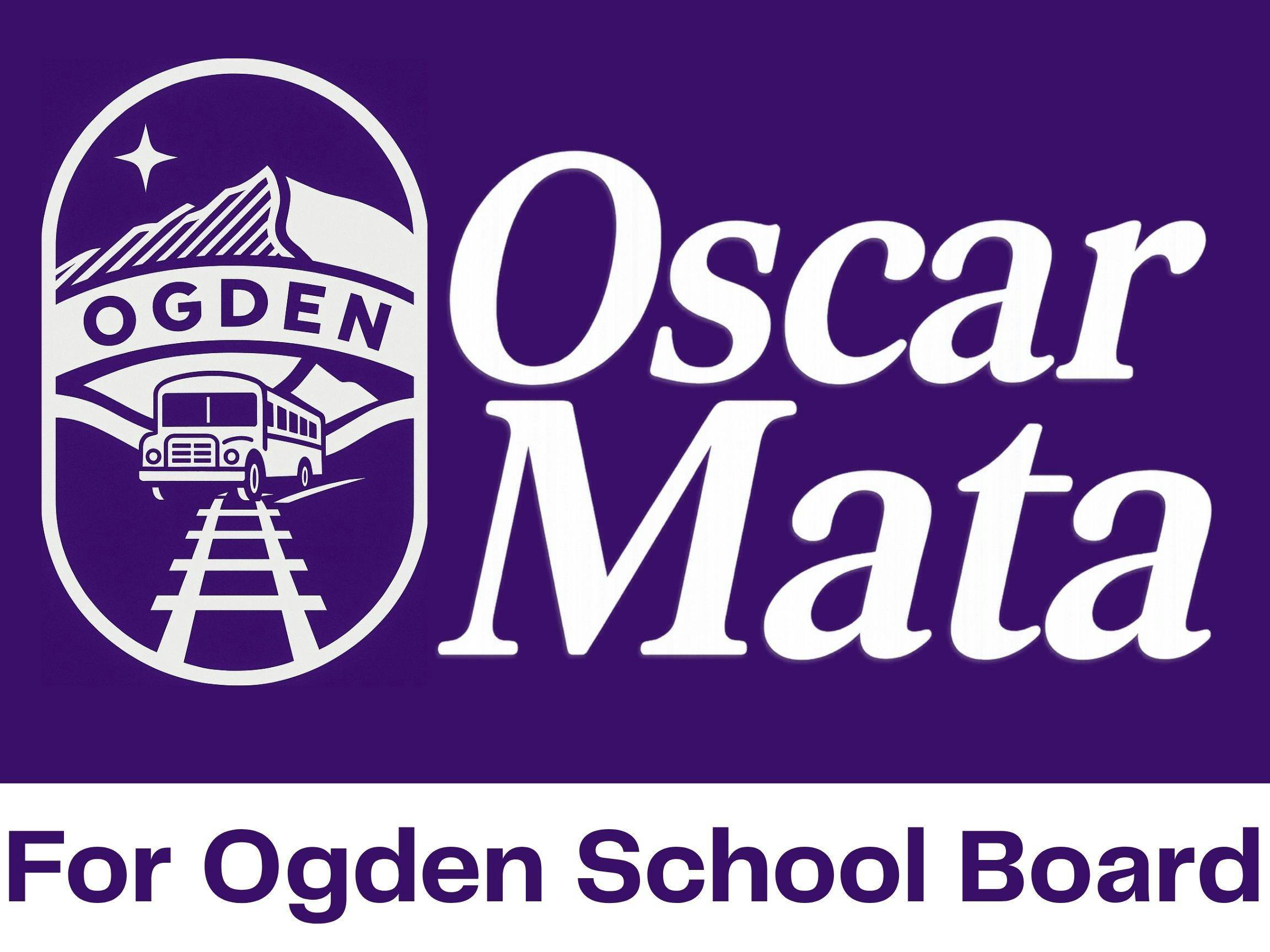 Oscar Mata for Ogden School Board logo