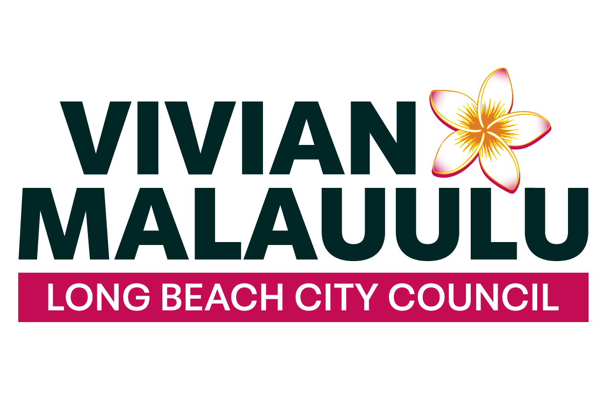 Vivian Malauulu for Long Beach City Council logo