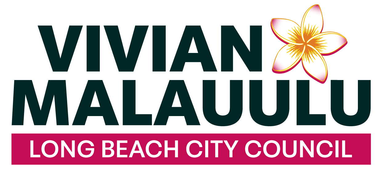 Vivian Malauulu for Long Beach City Council logo