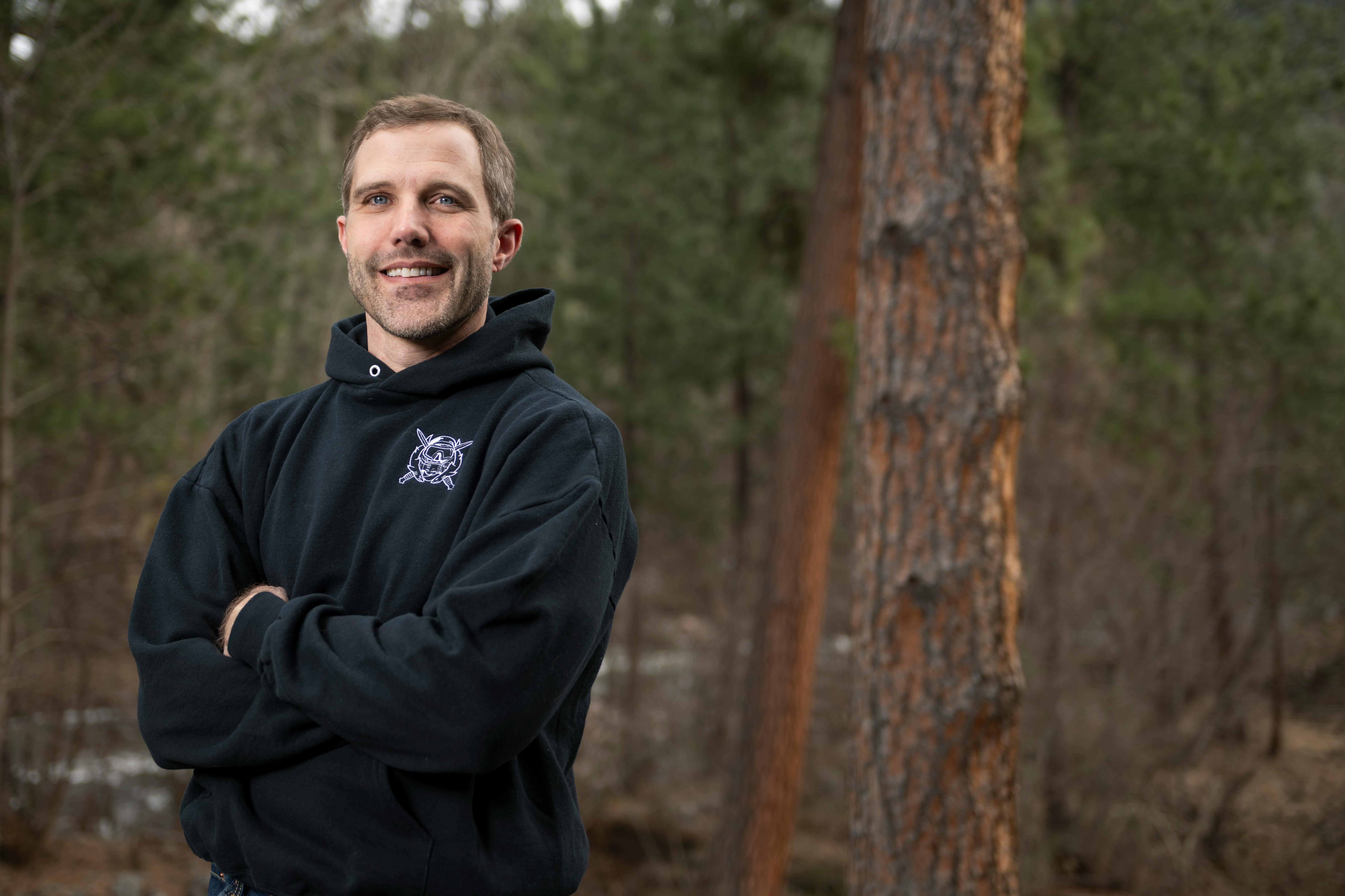 Portrait of Seth Bodnar Outdoors