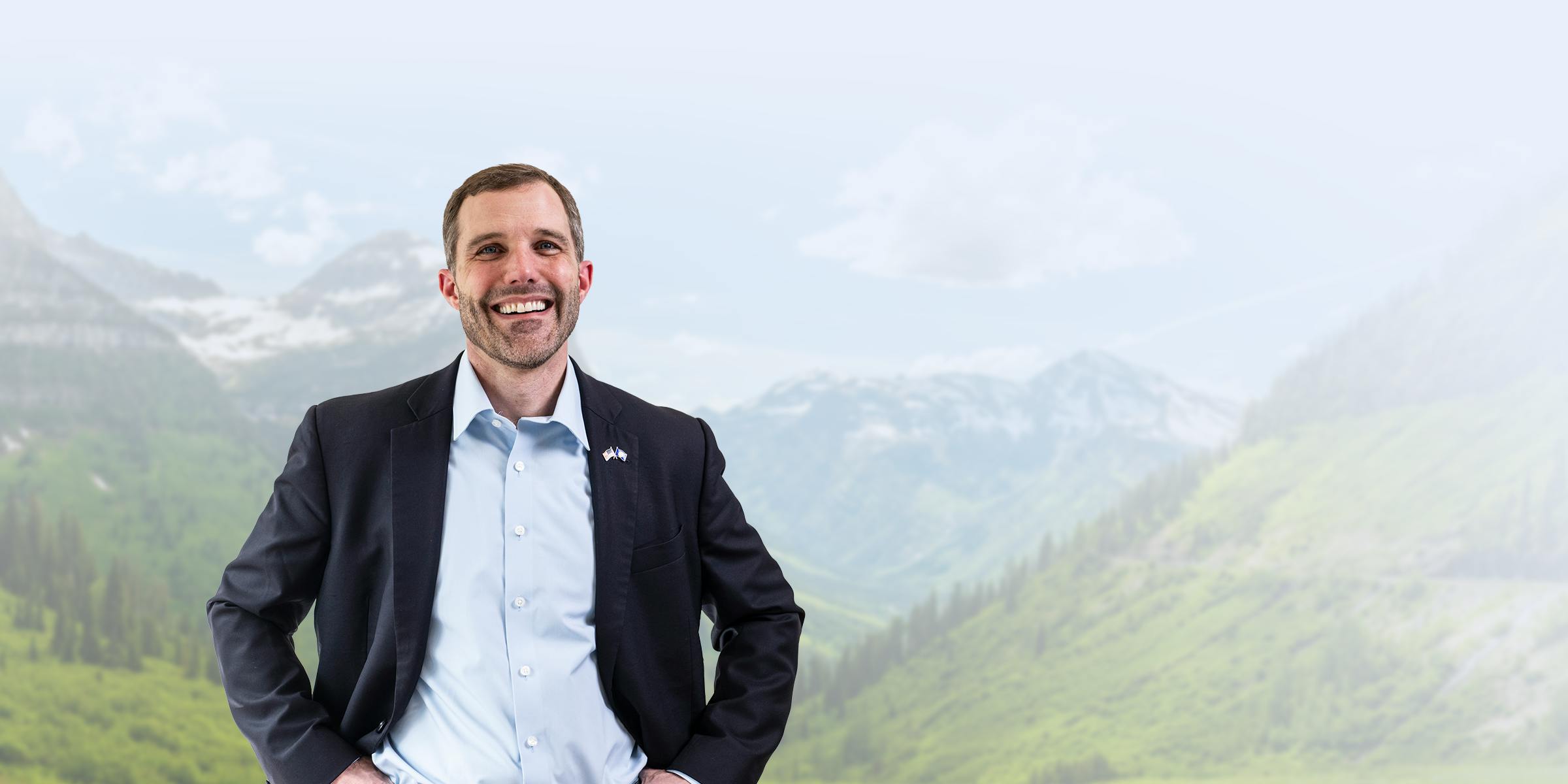 Portrait of Seth Bodnar Outdoors