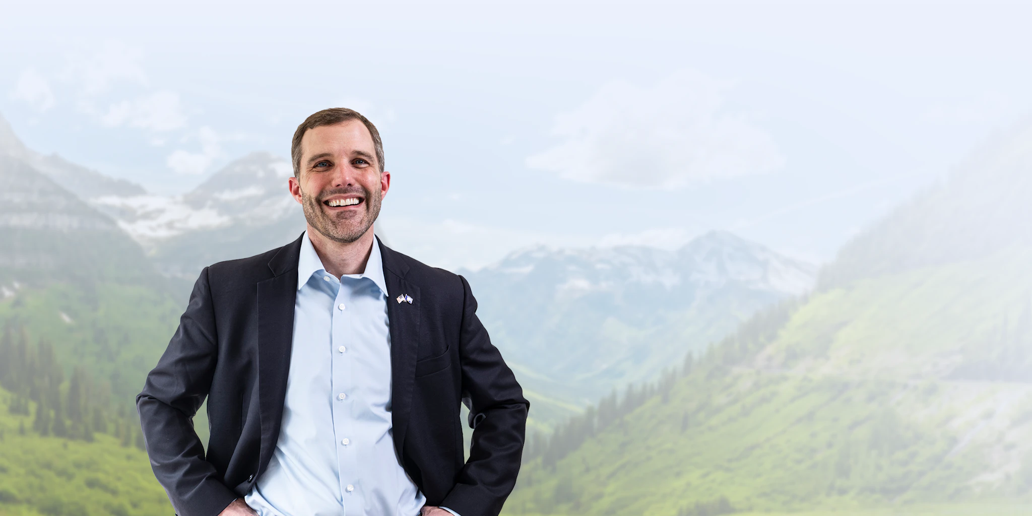 Portrait of Seth Bodnar Outdoors