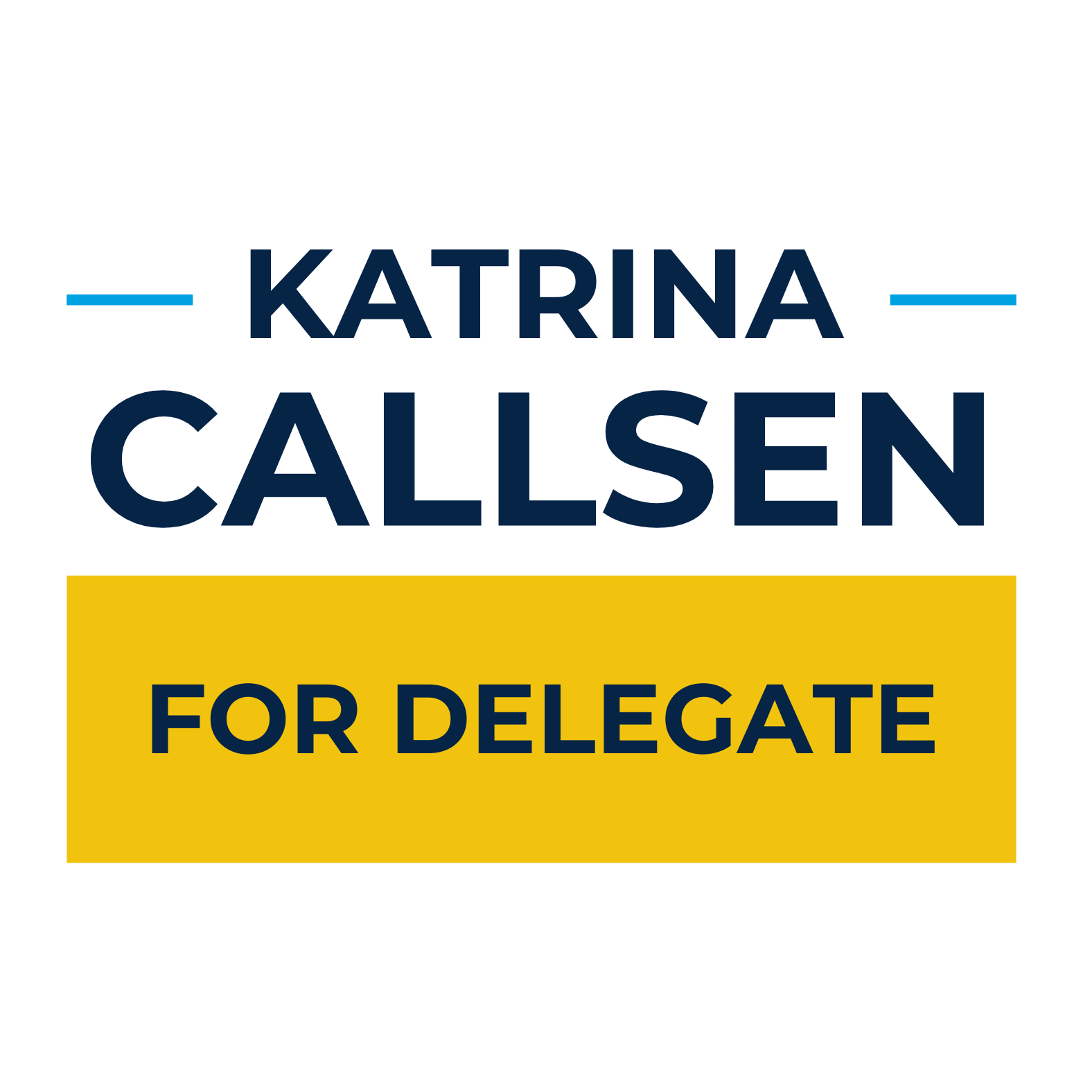 Katrina Callsen for Delegate logo
