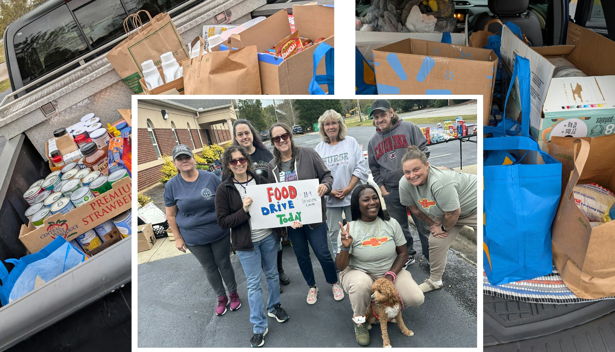 Food Drive collage