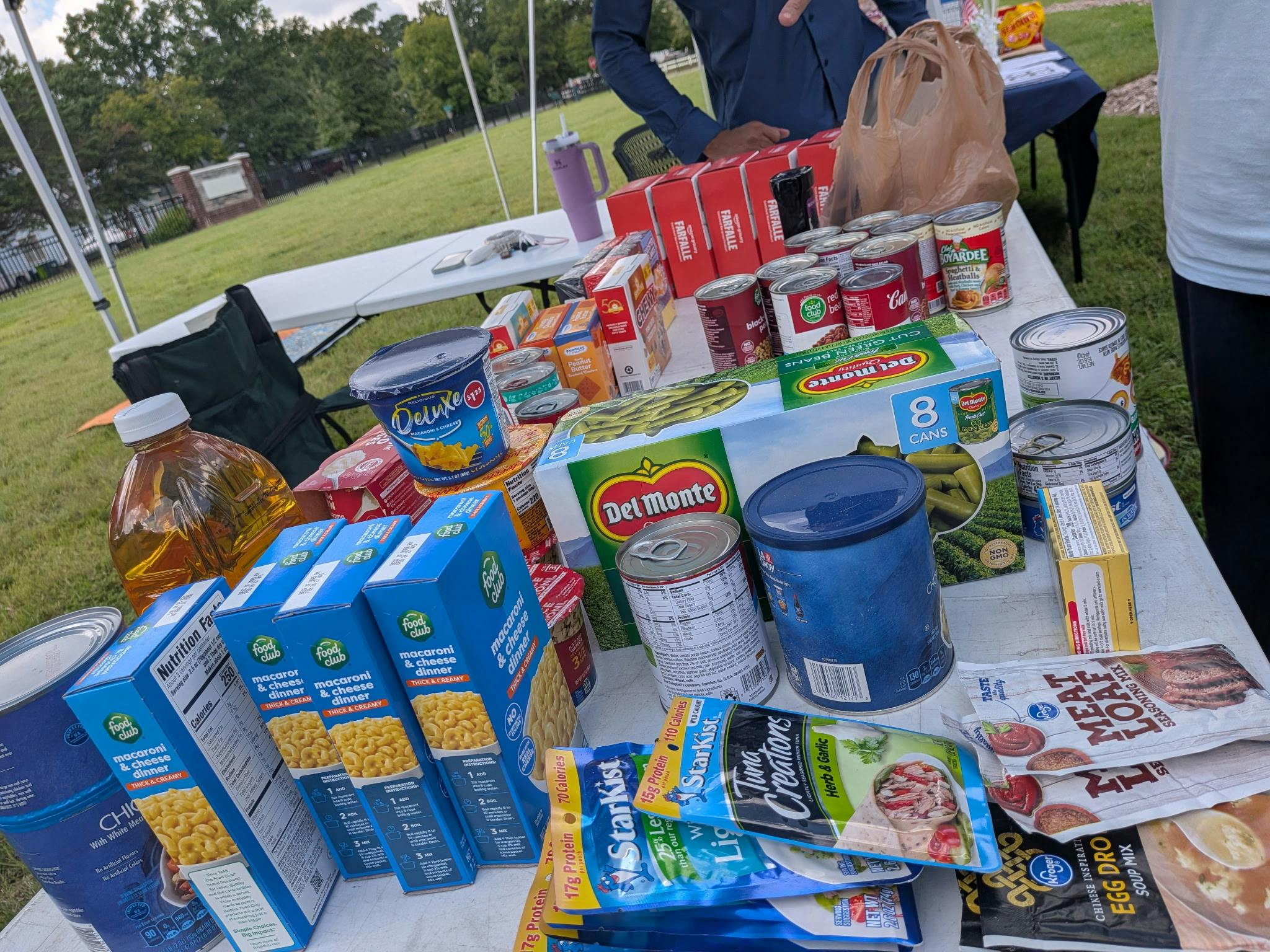 some food from food drive