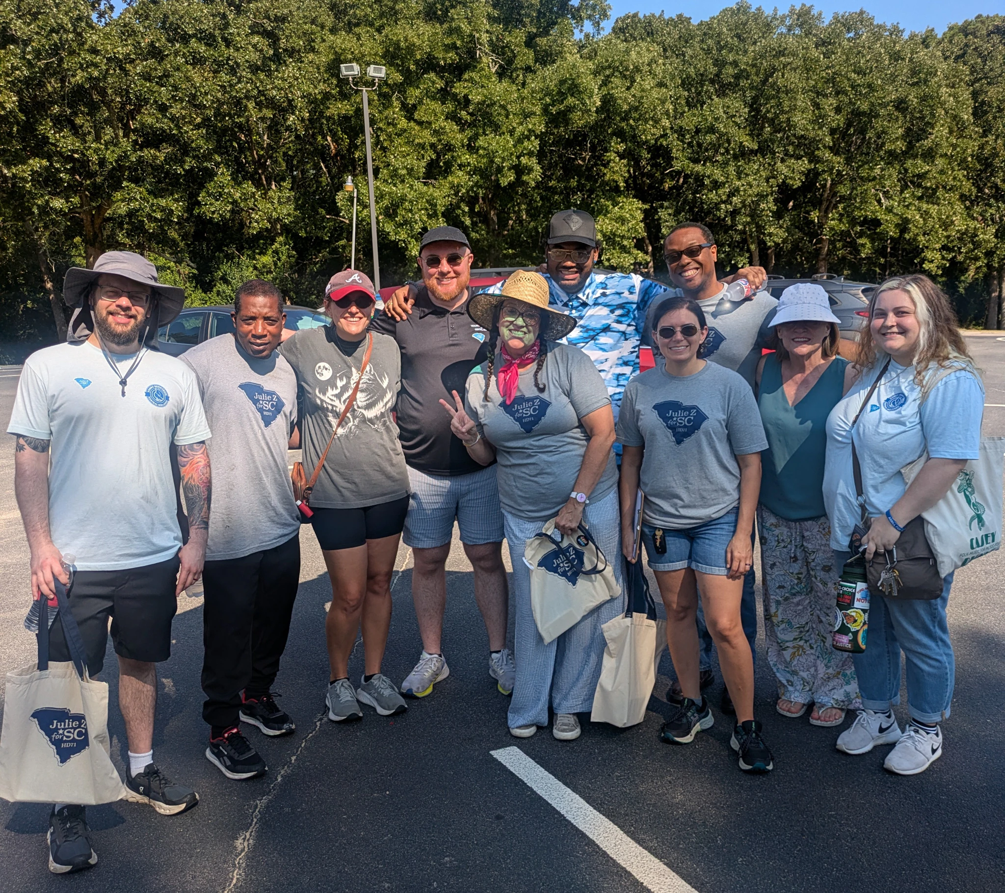 Group of Volunteers for Julie's campaign
