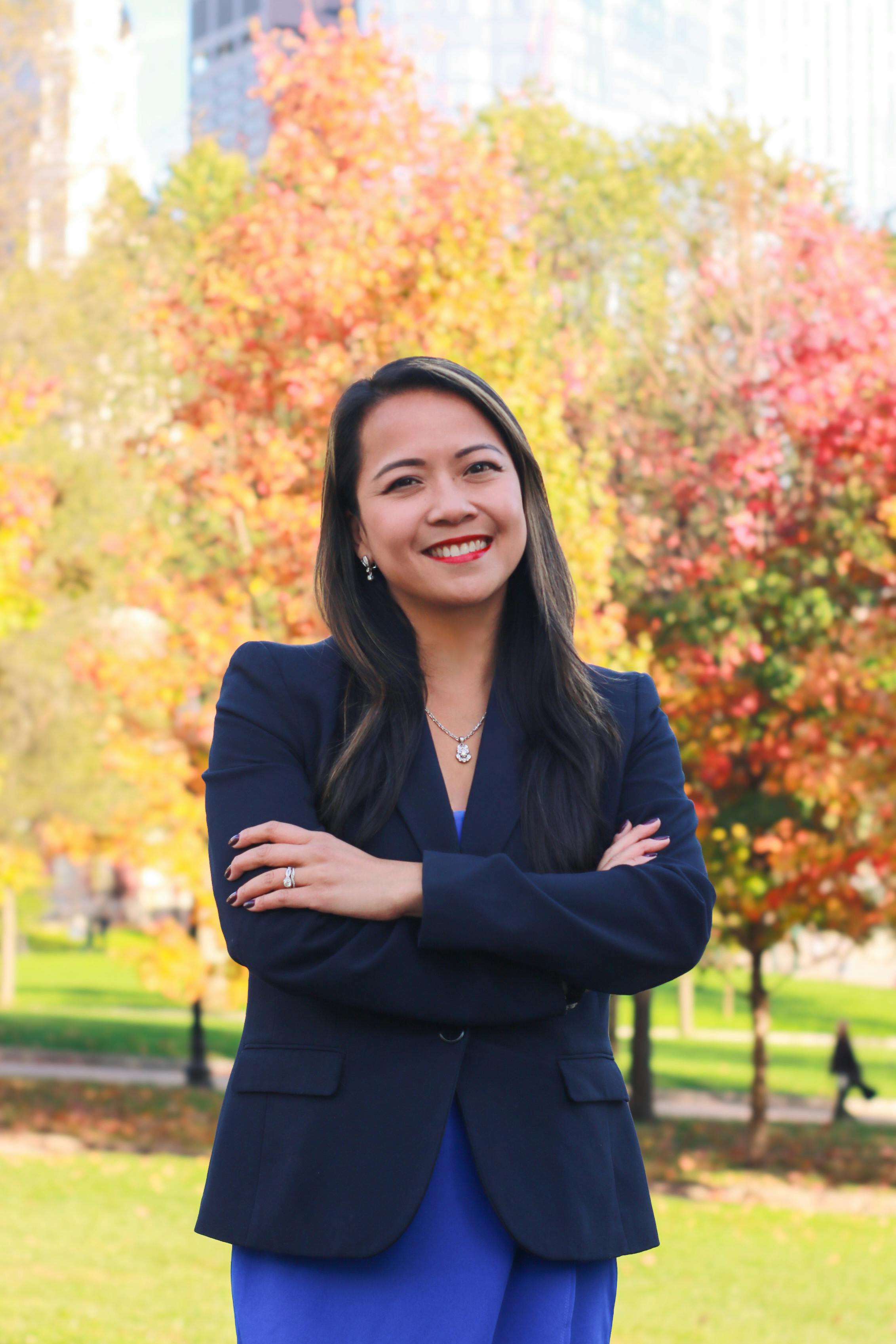 Portrait of Tram Nguyen smiling