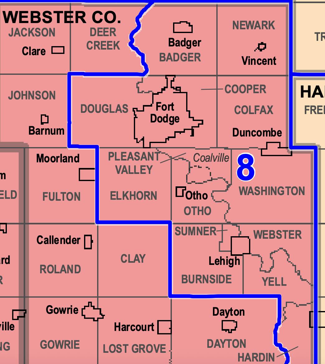 map of district 8